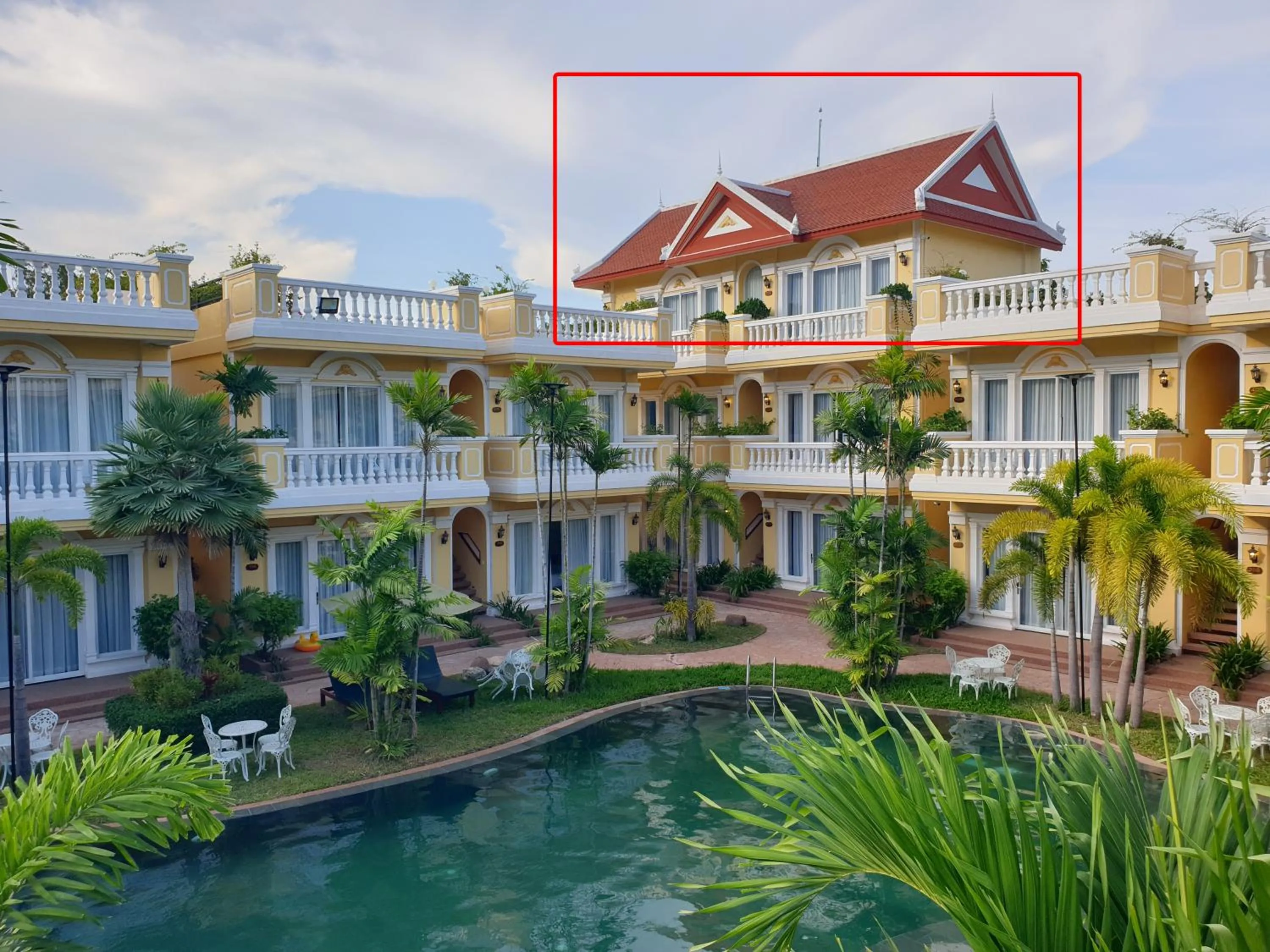 Floor plan in Sokchea Kampot Hotel