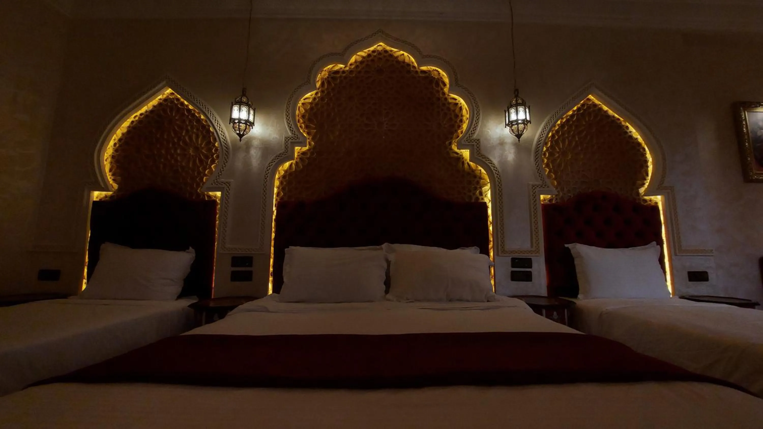 Bed in Riad Safir Marrakech