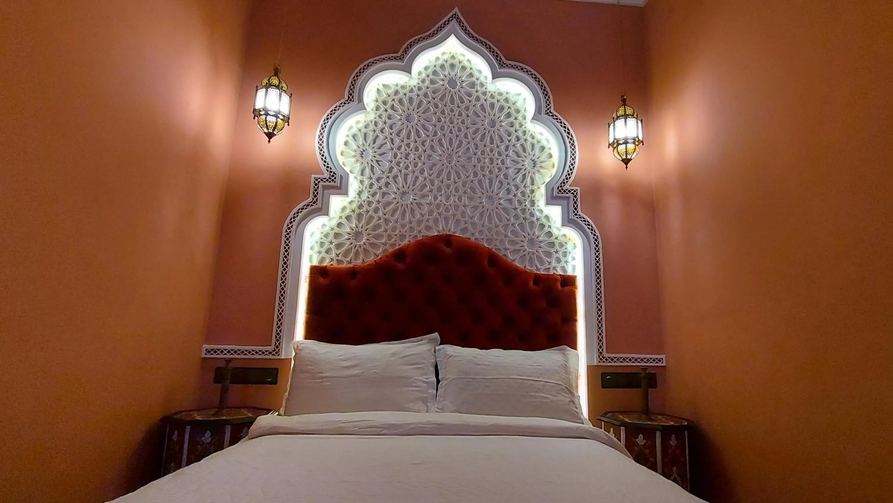 Bed in Riad Safir Marrakech