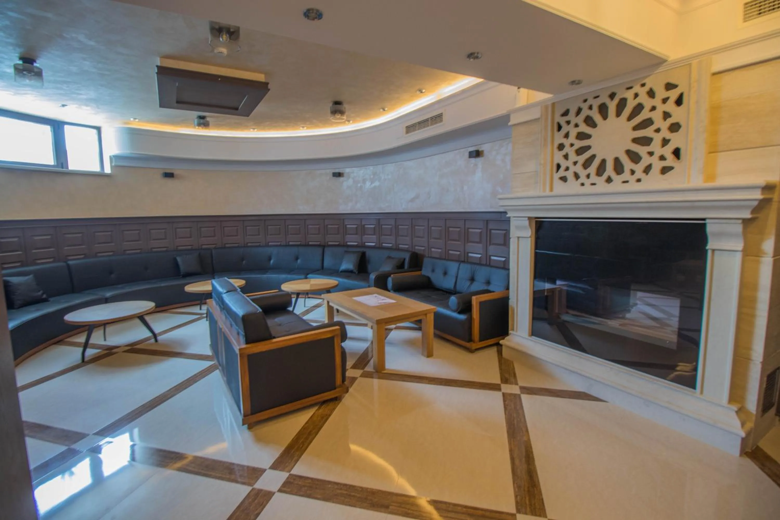 Seating area in Hotel Bohemi