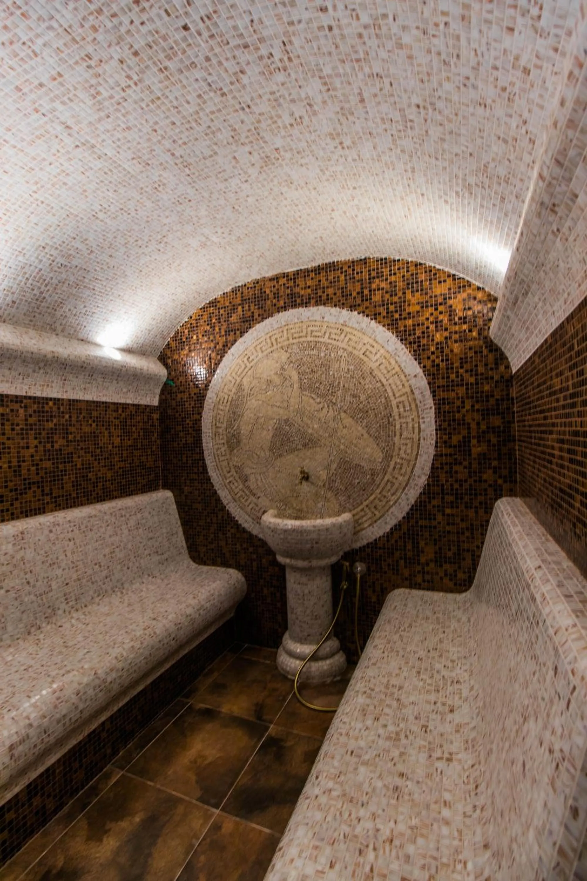 Steam room in Hotel Bohemi