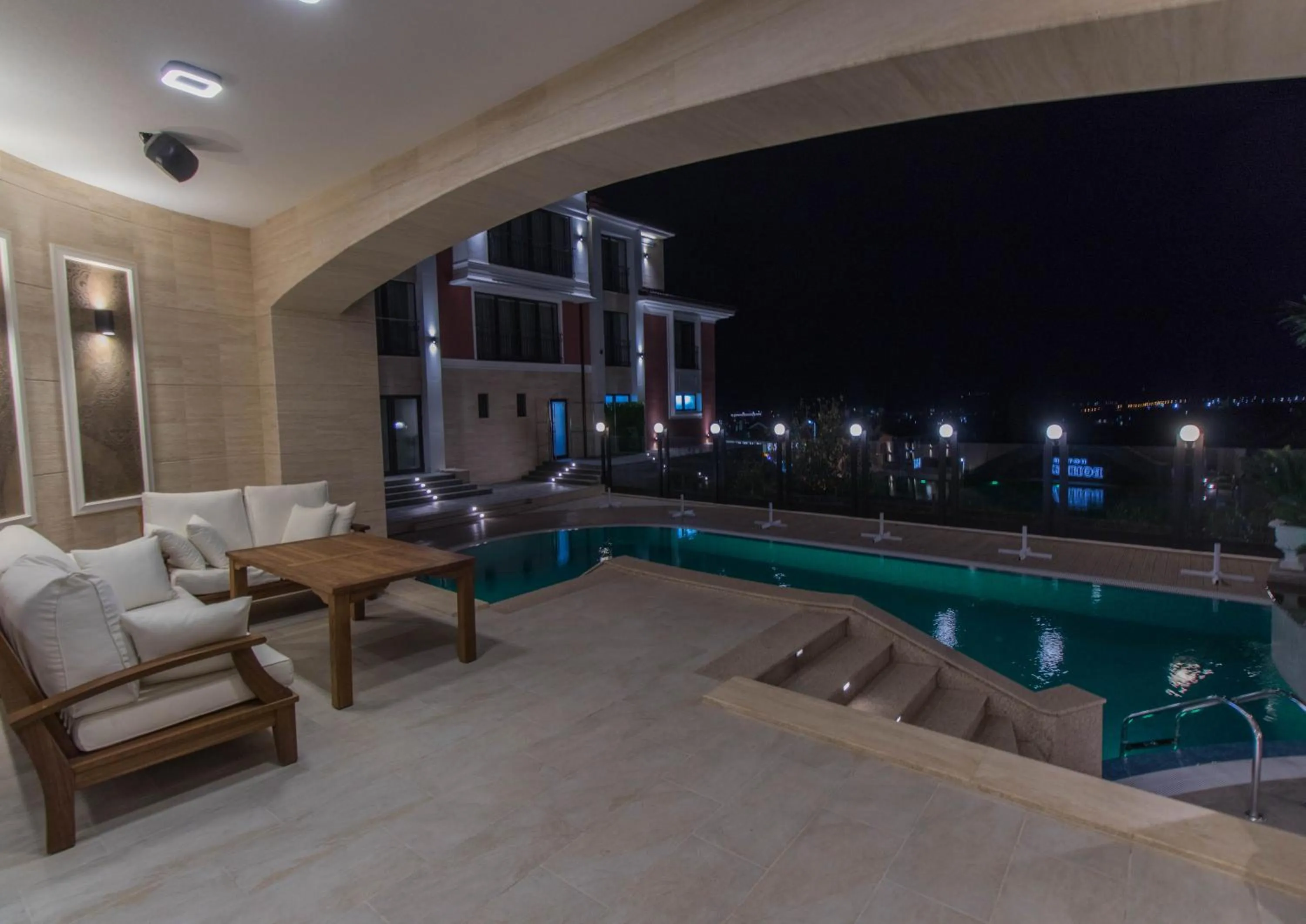 Patio in Hotel Bohemi