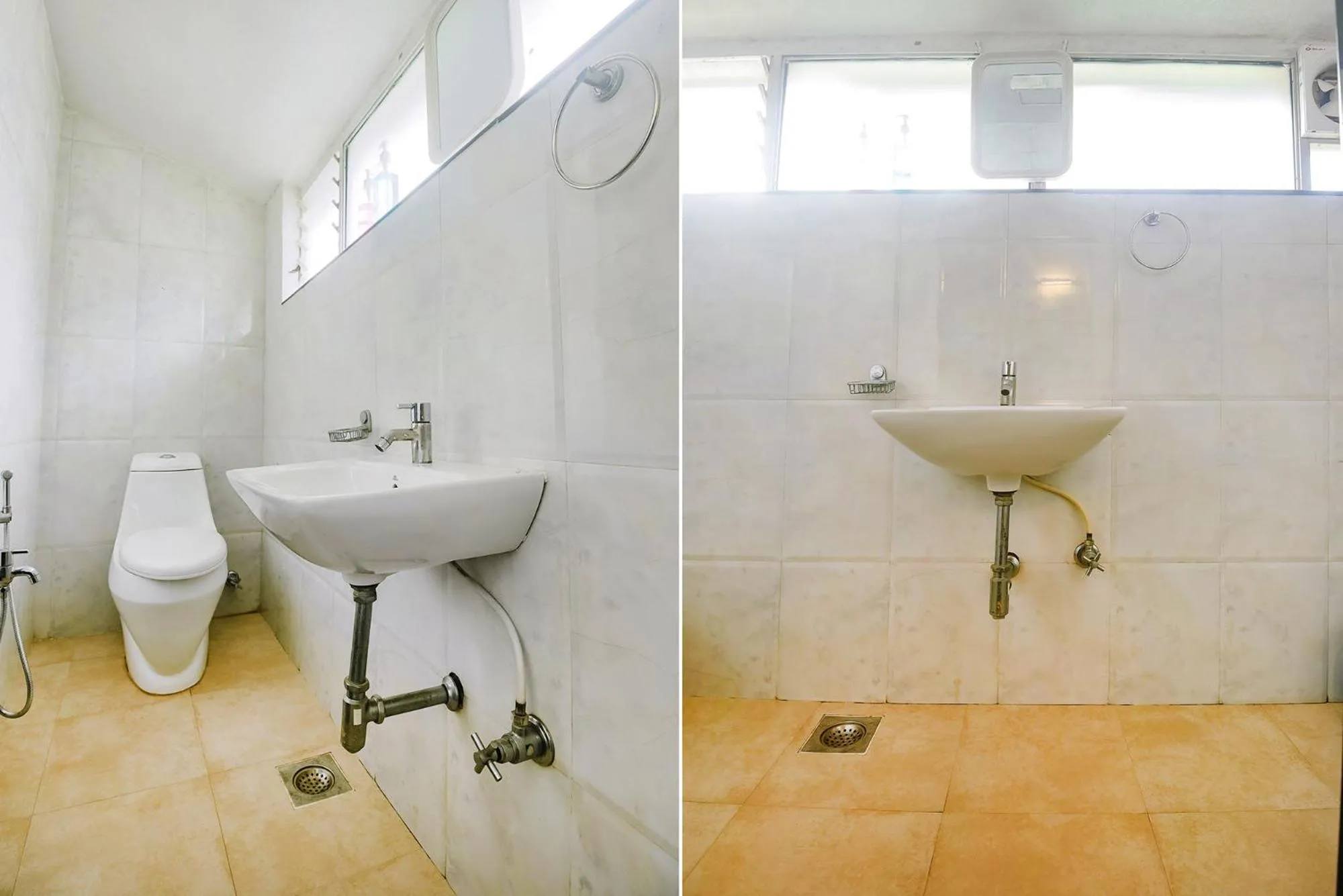 Bathroom in FabExpress Royal Baga Residency - 500m From Baga Beach