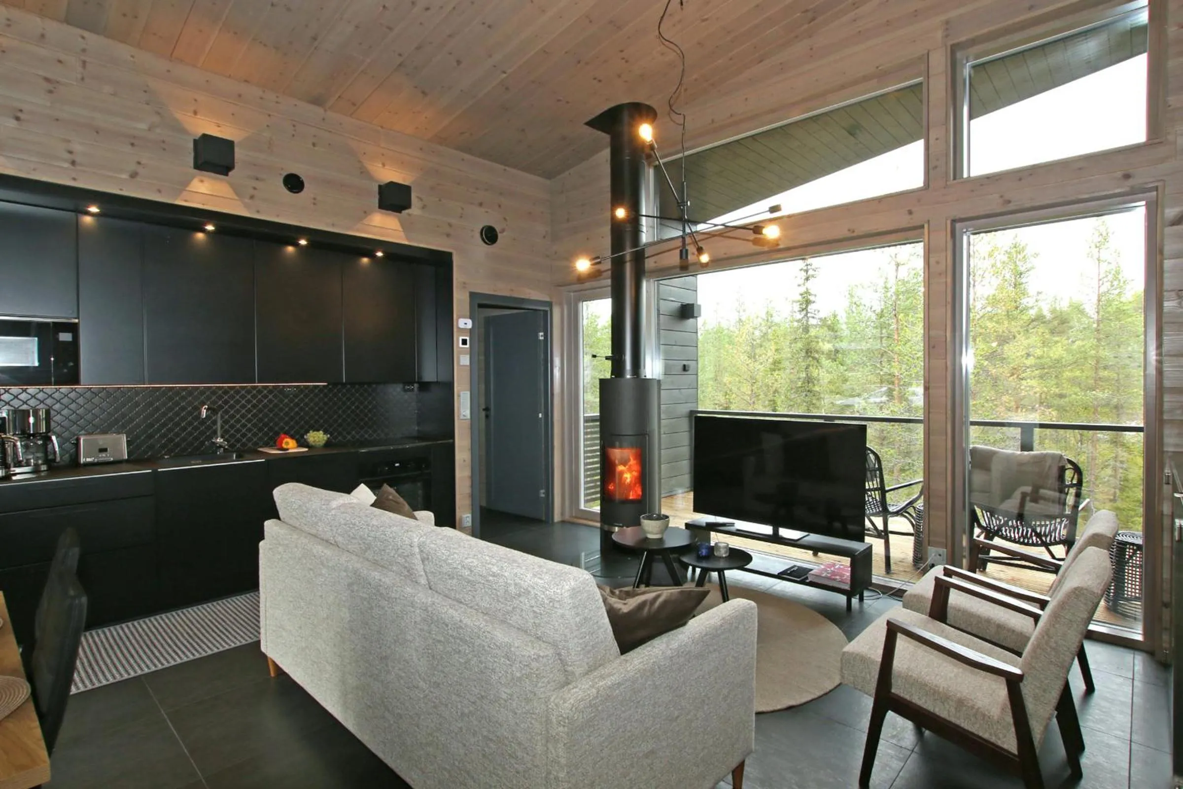 Living room in Villa Kanger Ruka