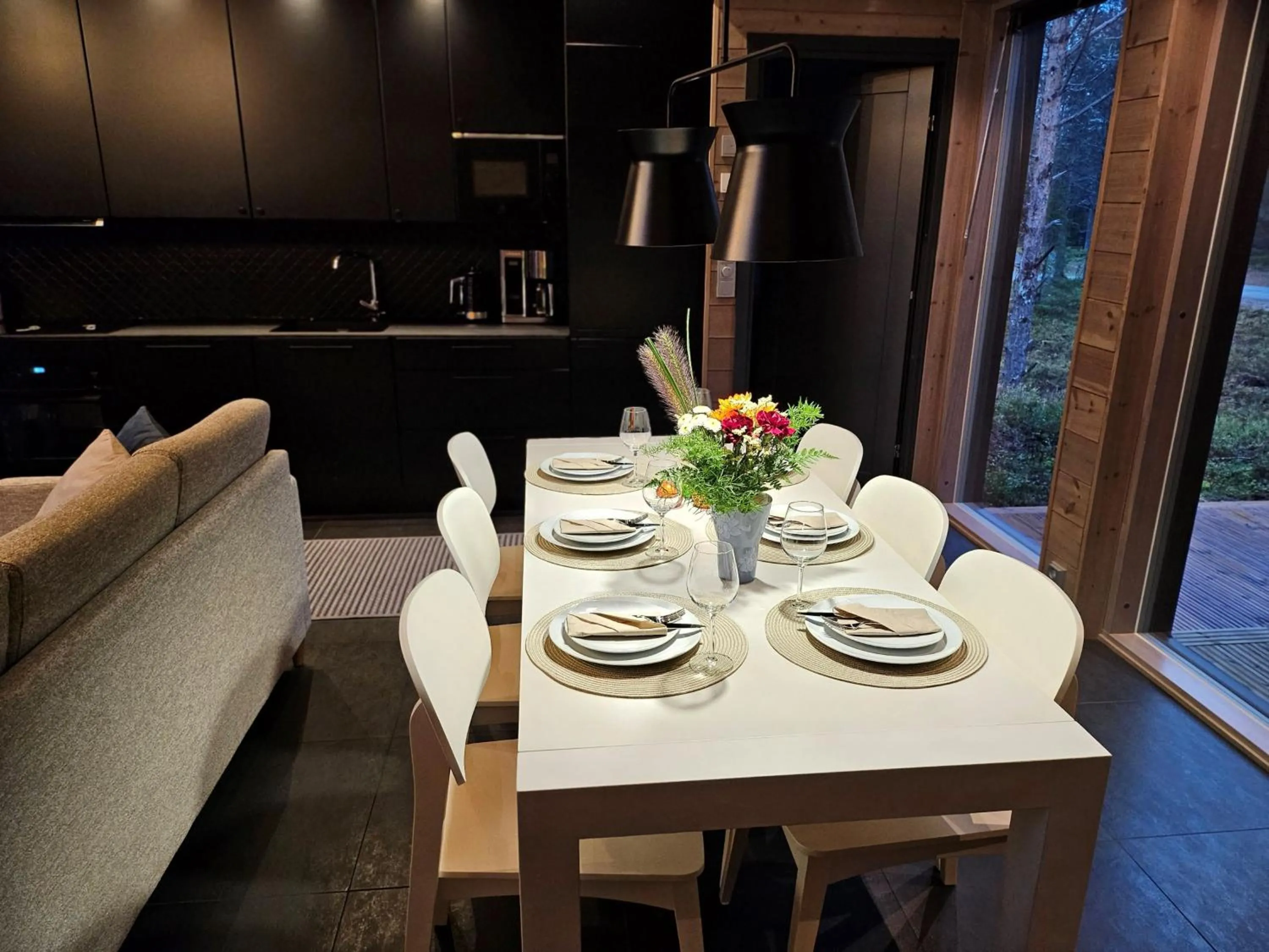 Dining area in Villa Kanger Ruka
