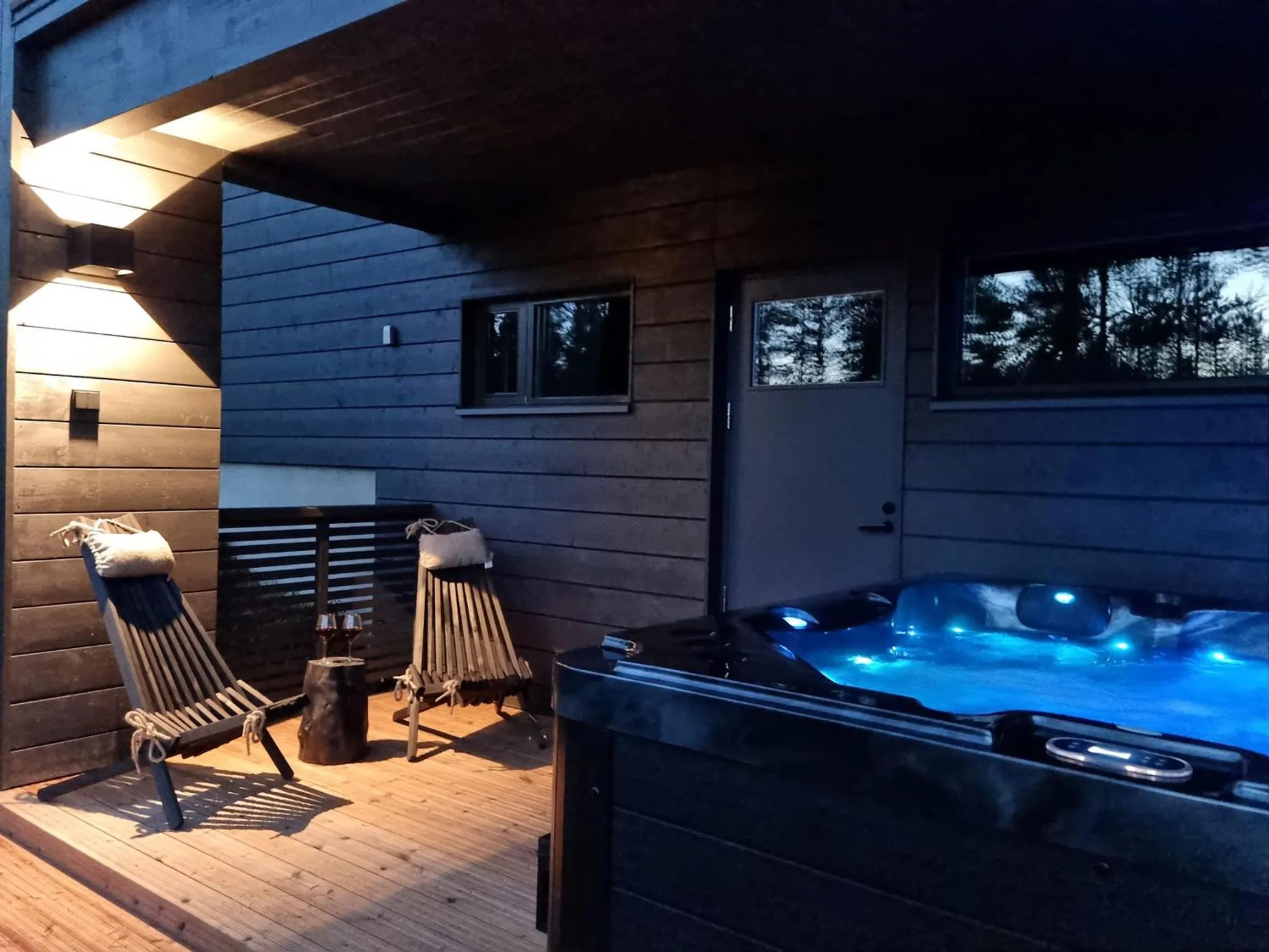 Hot Tub in Villa Kanger Ruka