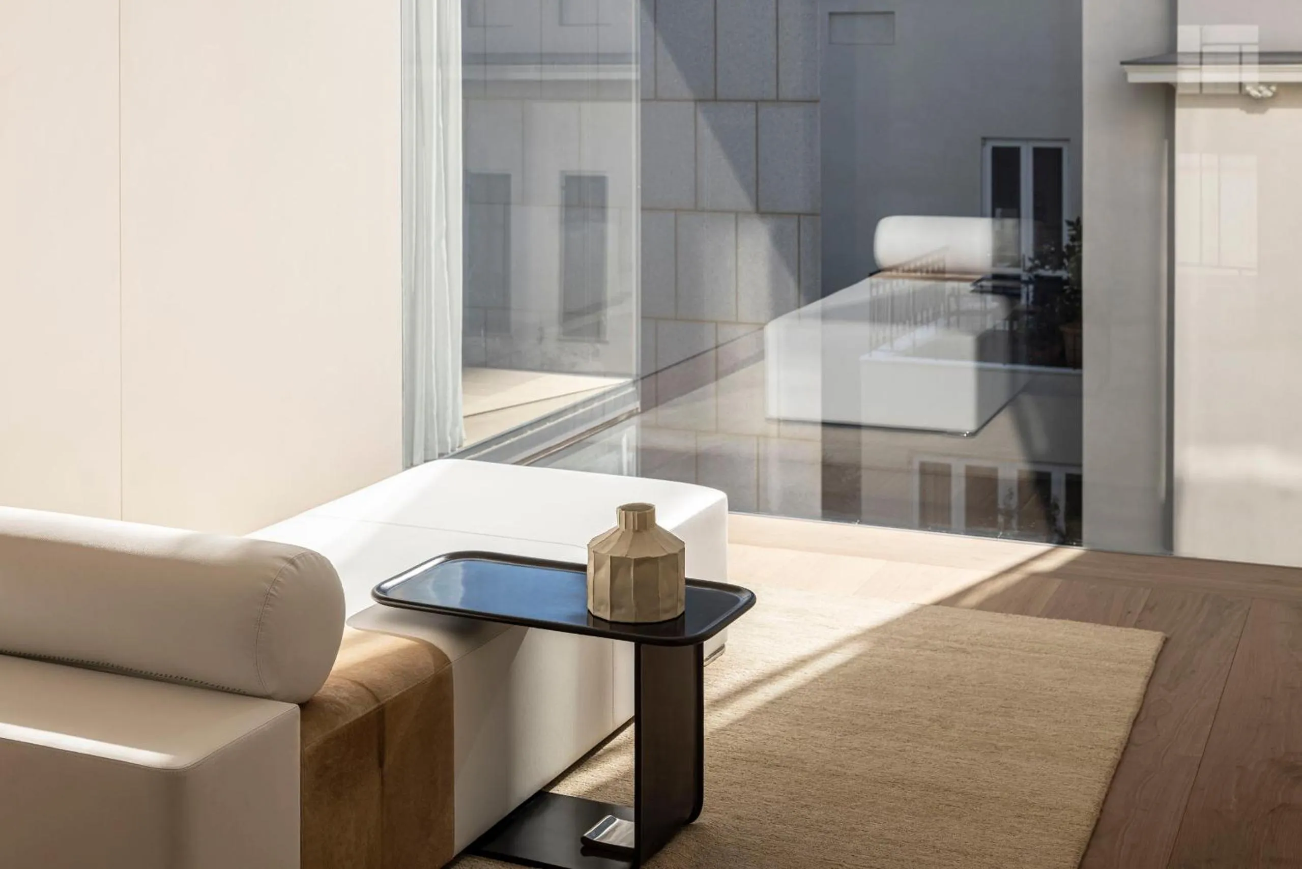 Seating area, Bed in R48 Hotel and Garden