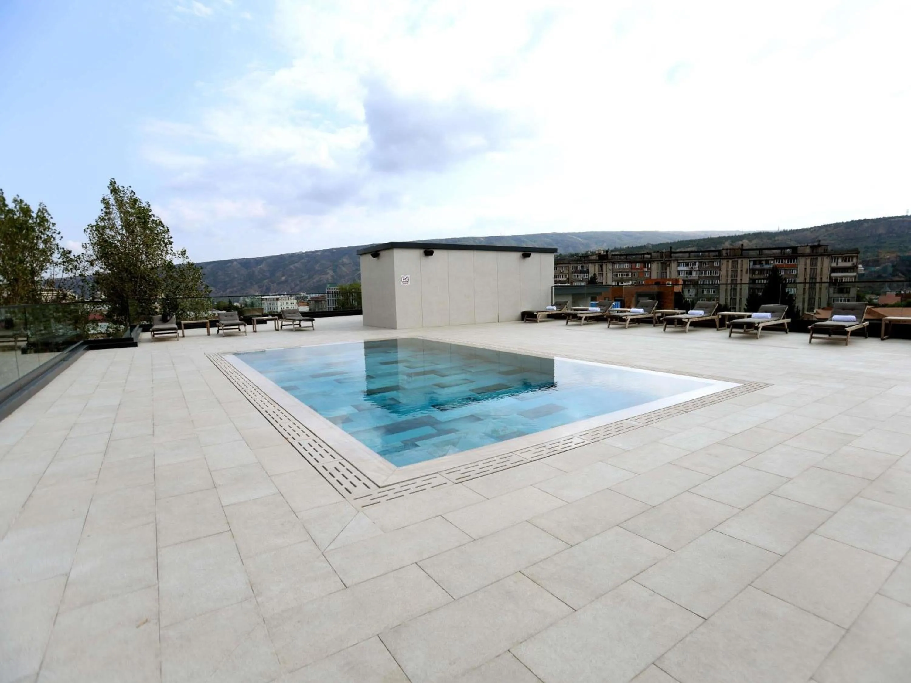 Pool view in Novotel Tbilisi Center