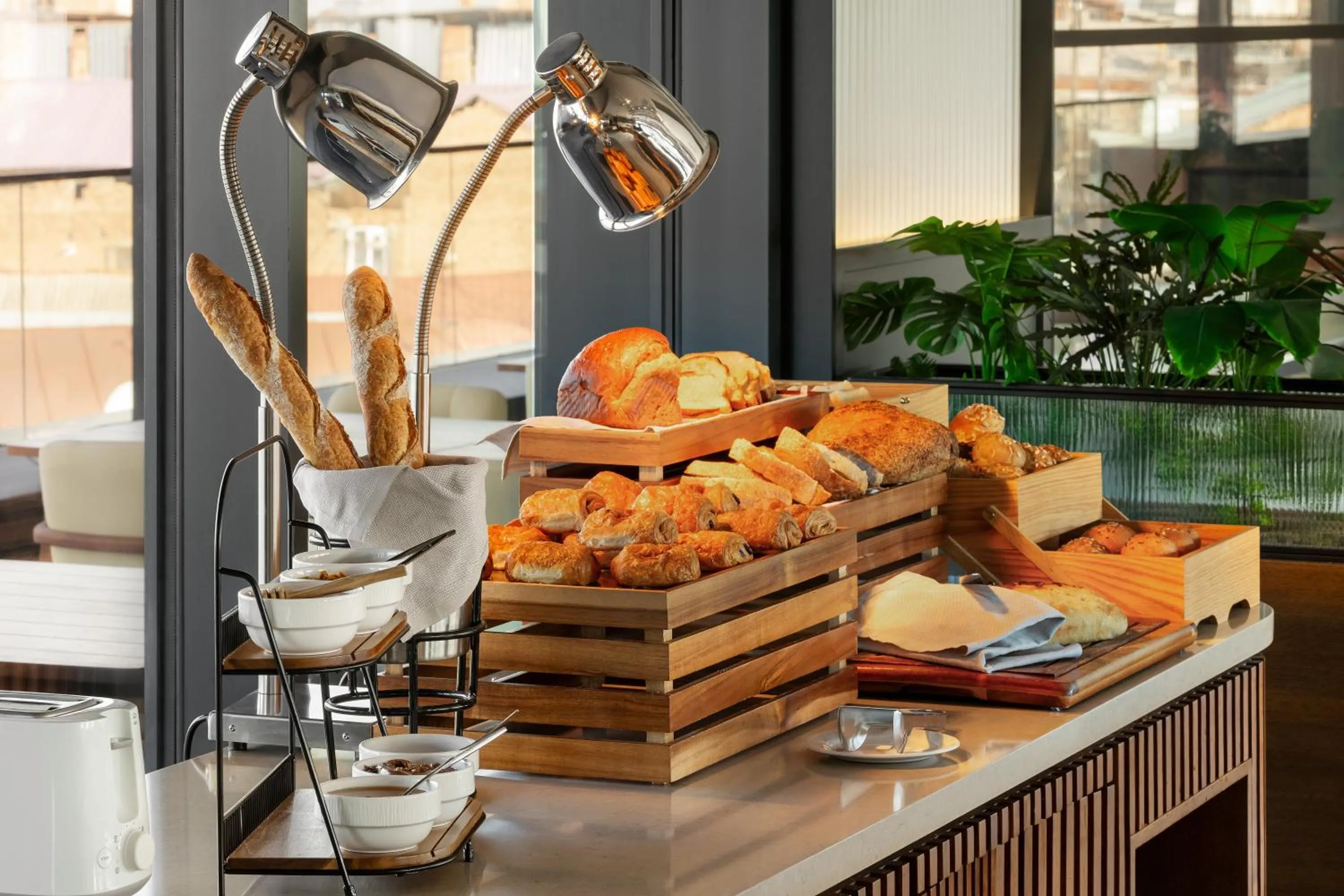 Buffet breakfast in Novotel Tbilisi Center