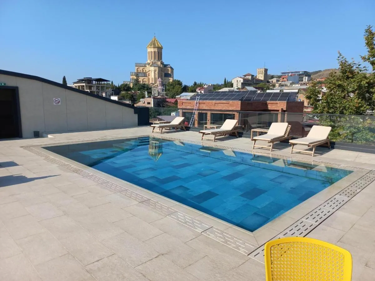 Pool view in Novotel Tbilisi Center