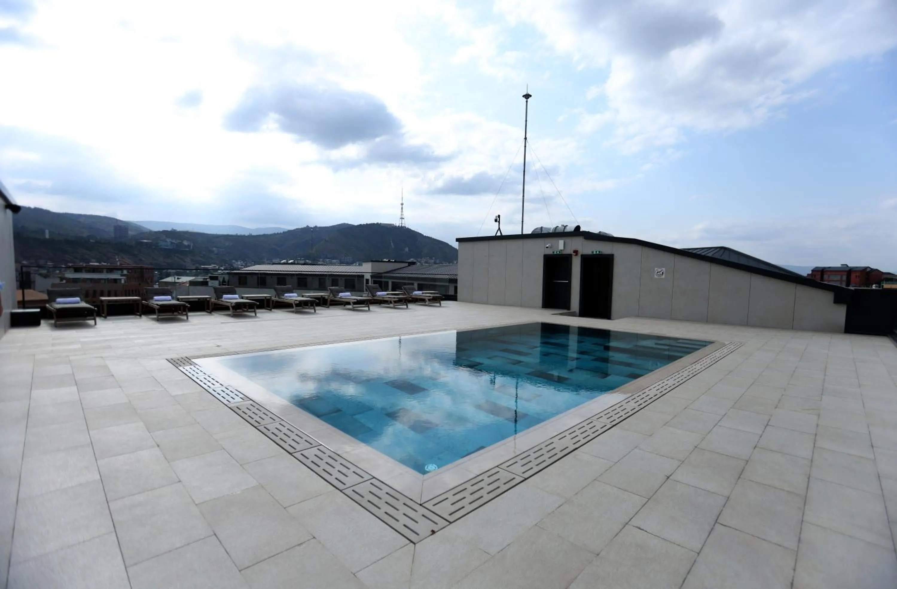 Swimming pool in Novotel Tbilisi Center