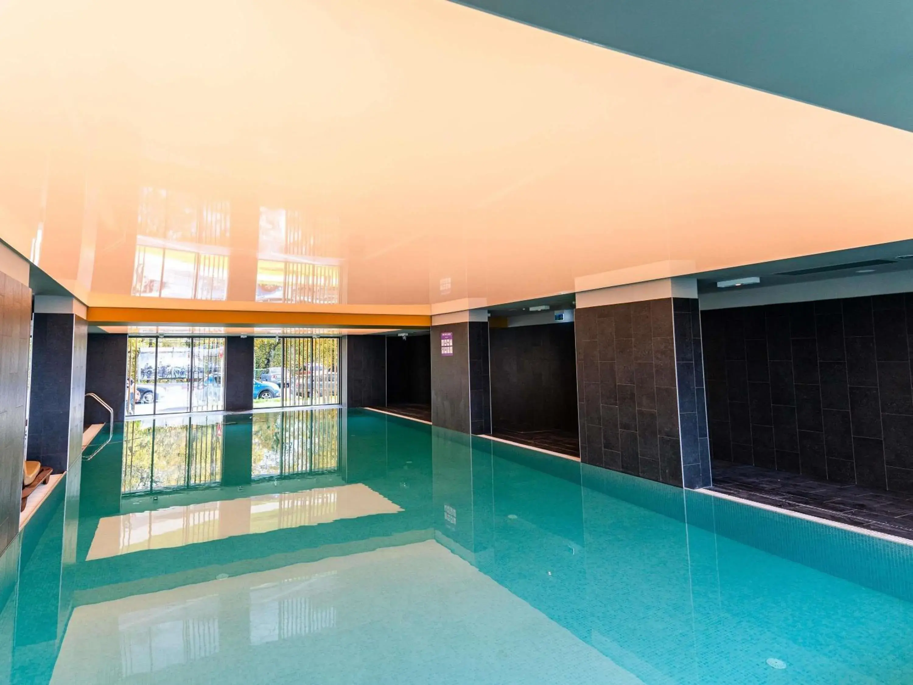 Pool view in Ibis Styles Sibiu Arsenal Pool view in Ibis Styles Sibiu Arsenal