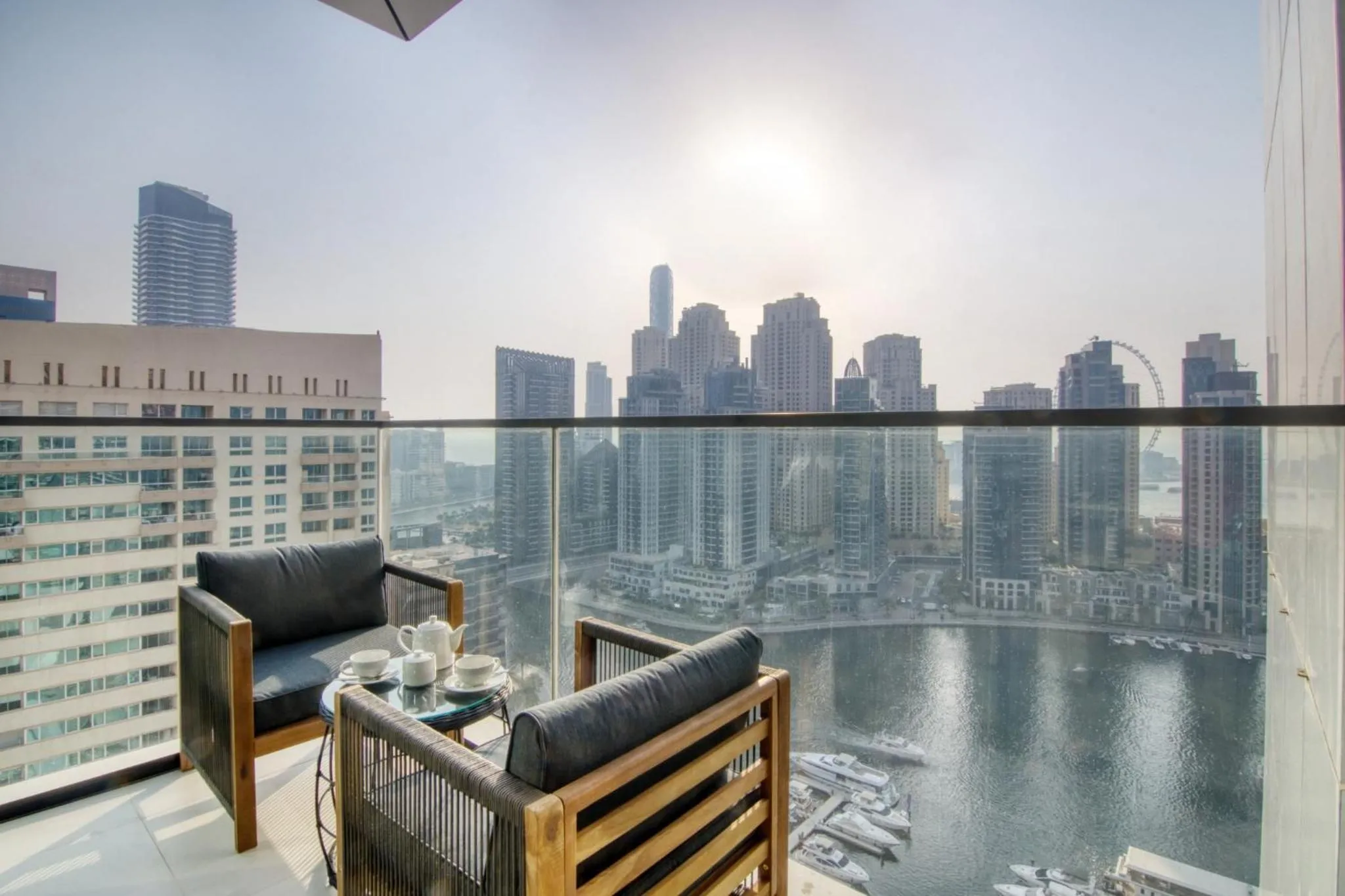 Balcony/Terrace in Welcome Home Apartments - VIDA Marina - Full Marina view - High Floor