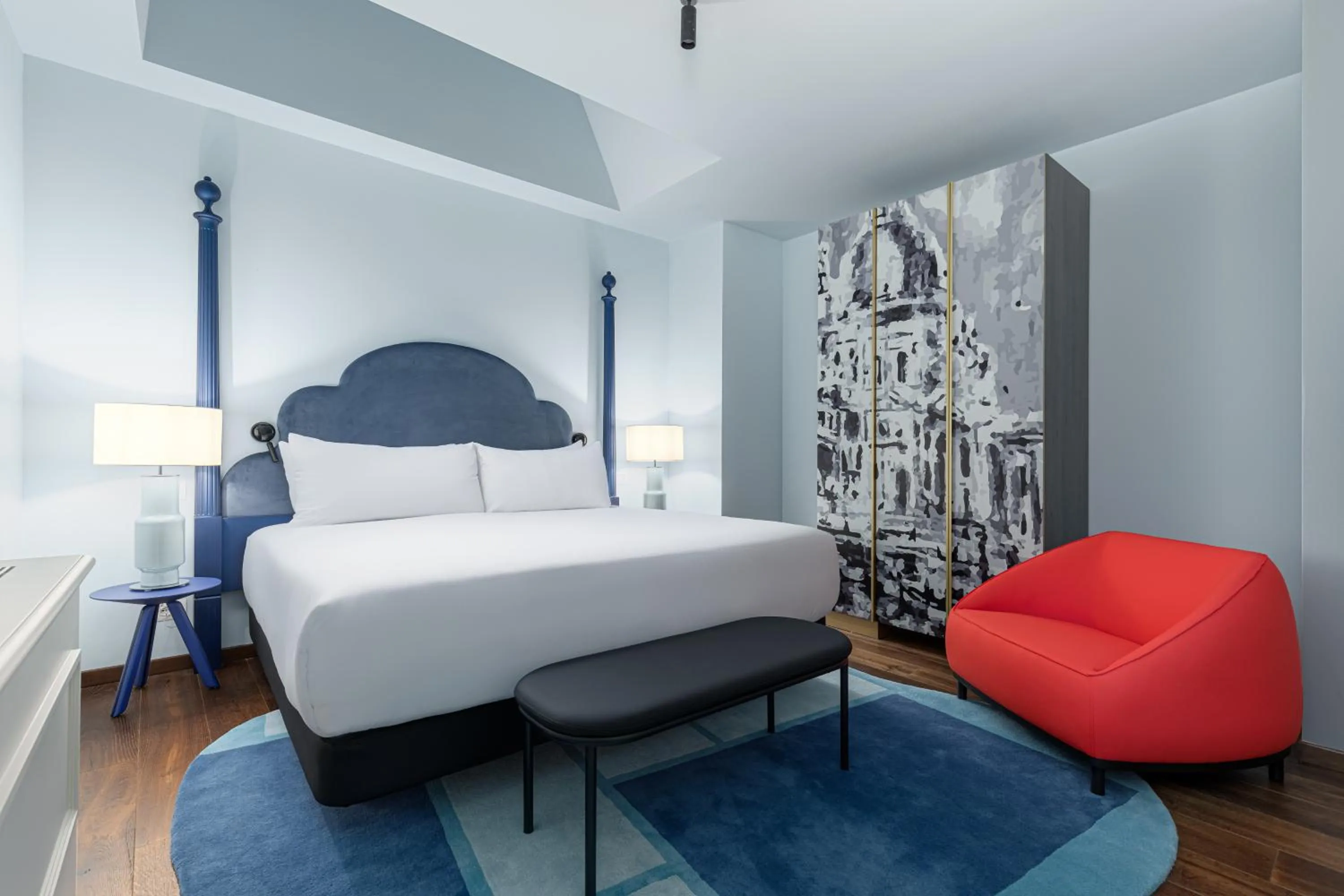 Bed in Palazzo Dei Fiori by Room Mate