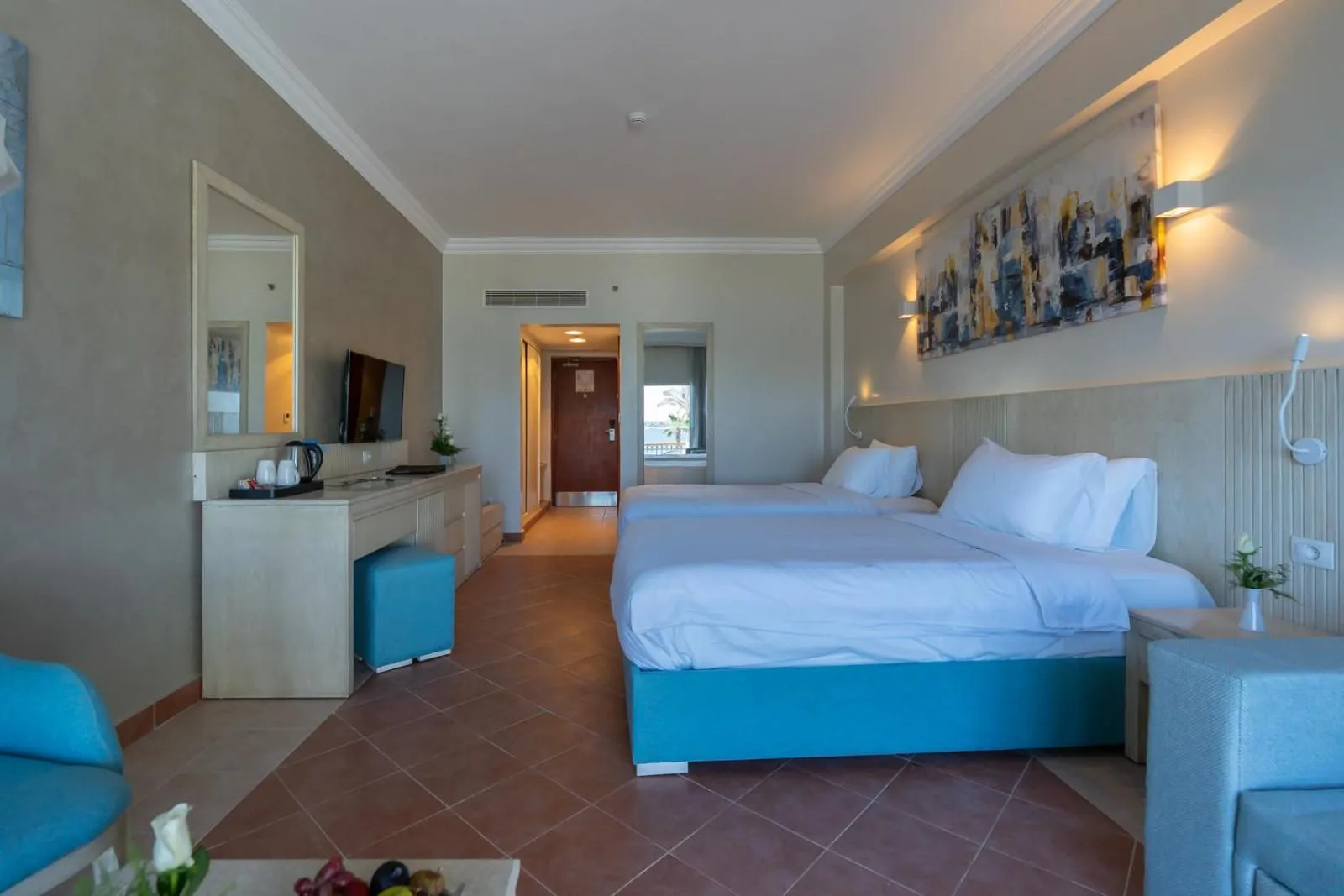 Bed in Safir Marsa Matrouh Resort