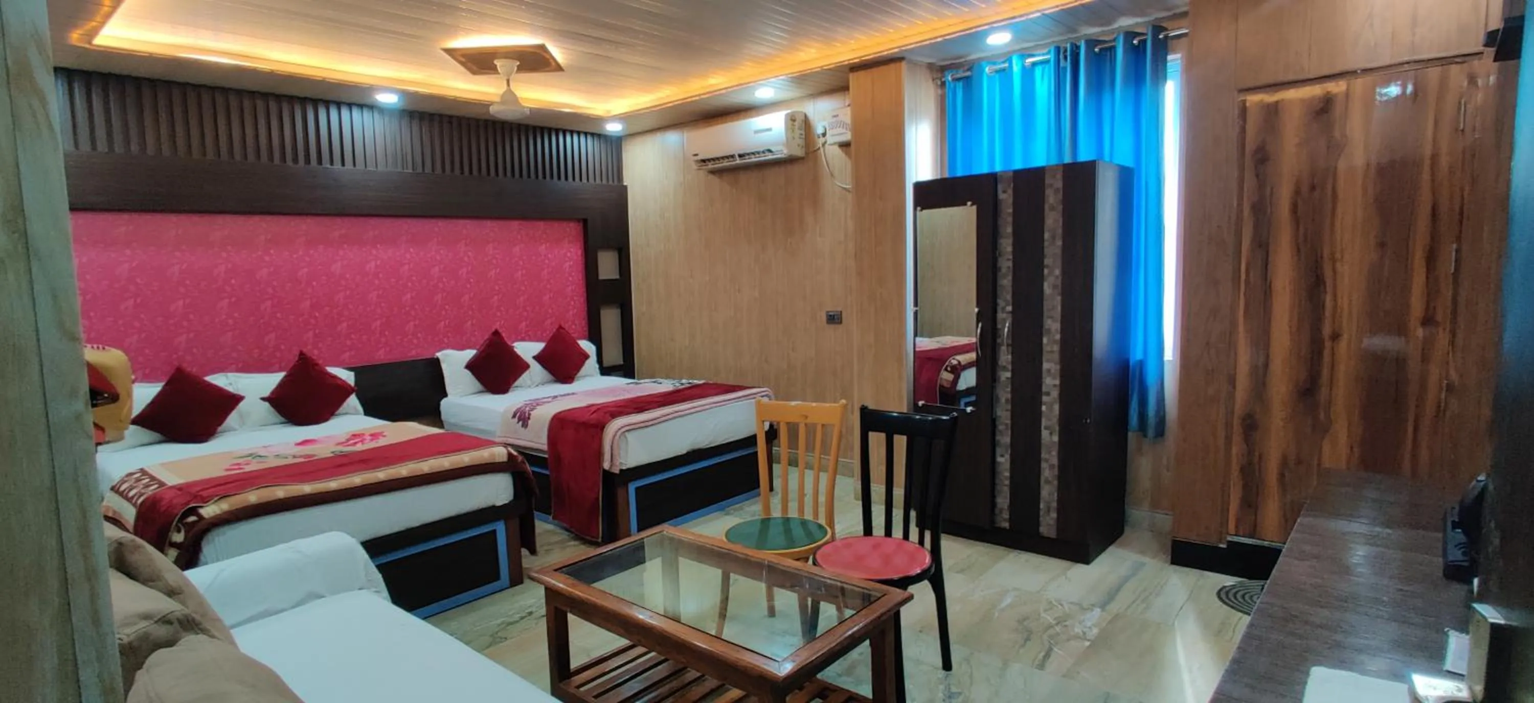 Bed in Hotel Nirmala Inn