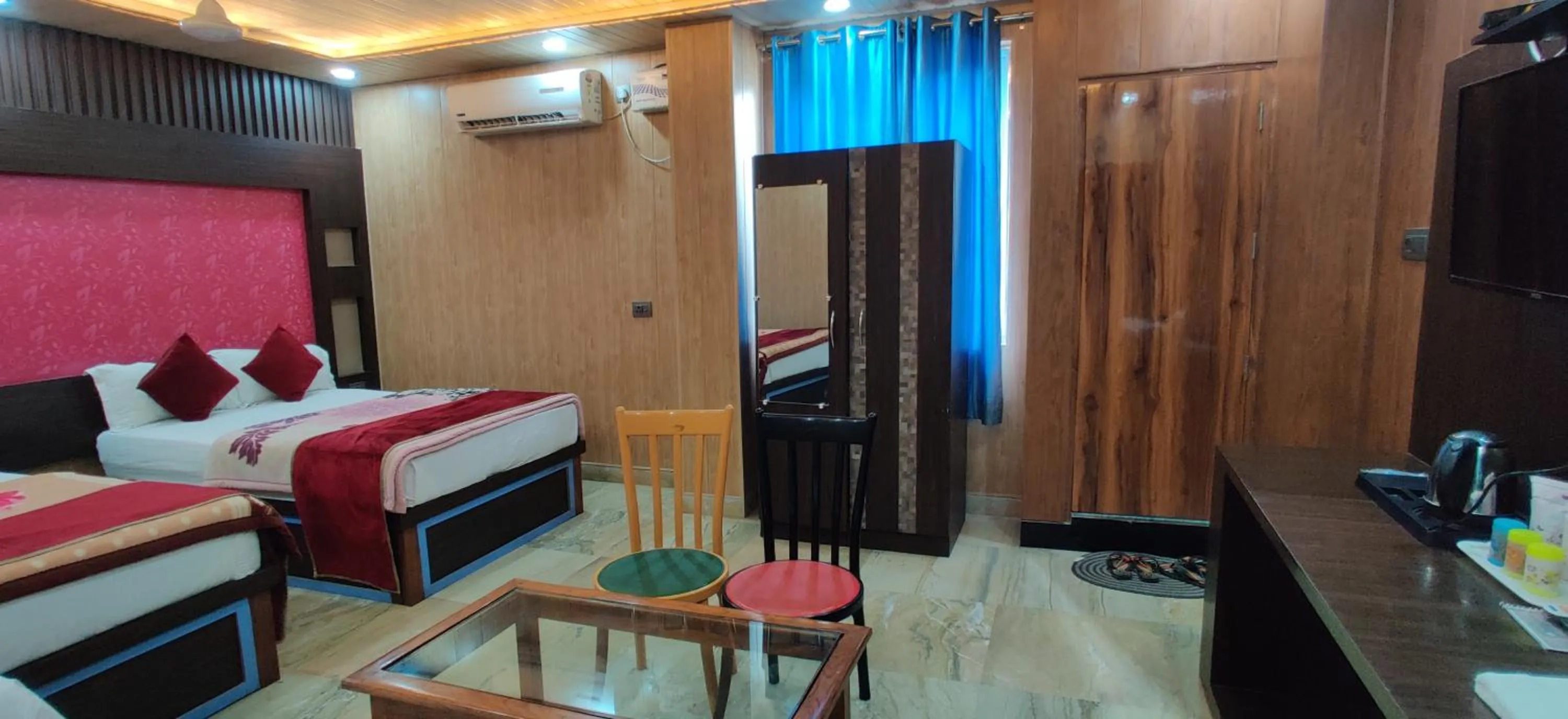 Bed in Hotel Nirmala Inn