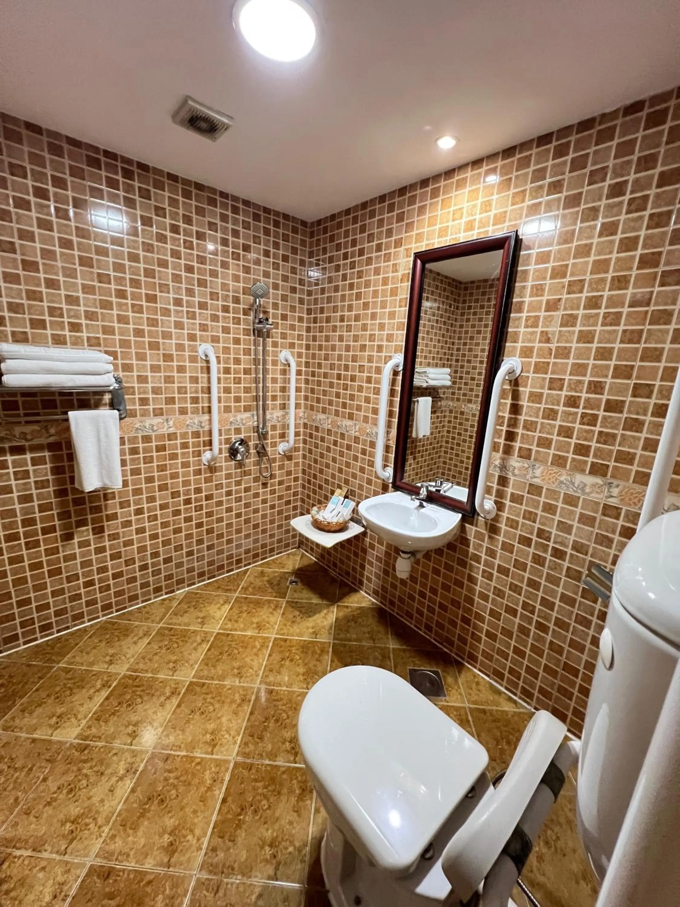 Toilet in Claridge Hotel