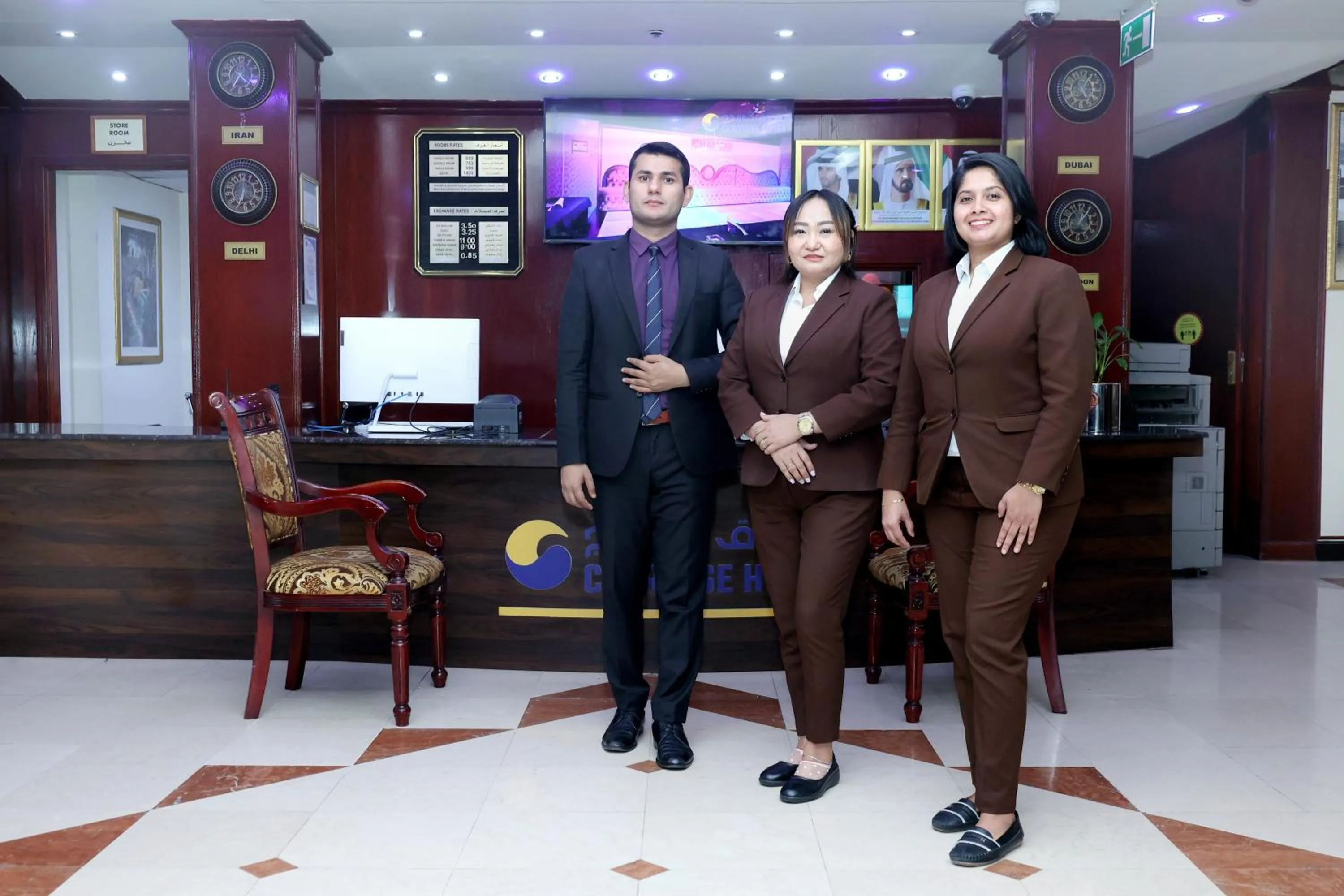Lobby or reception in Claridge Hotel