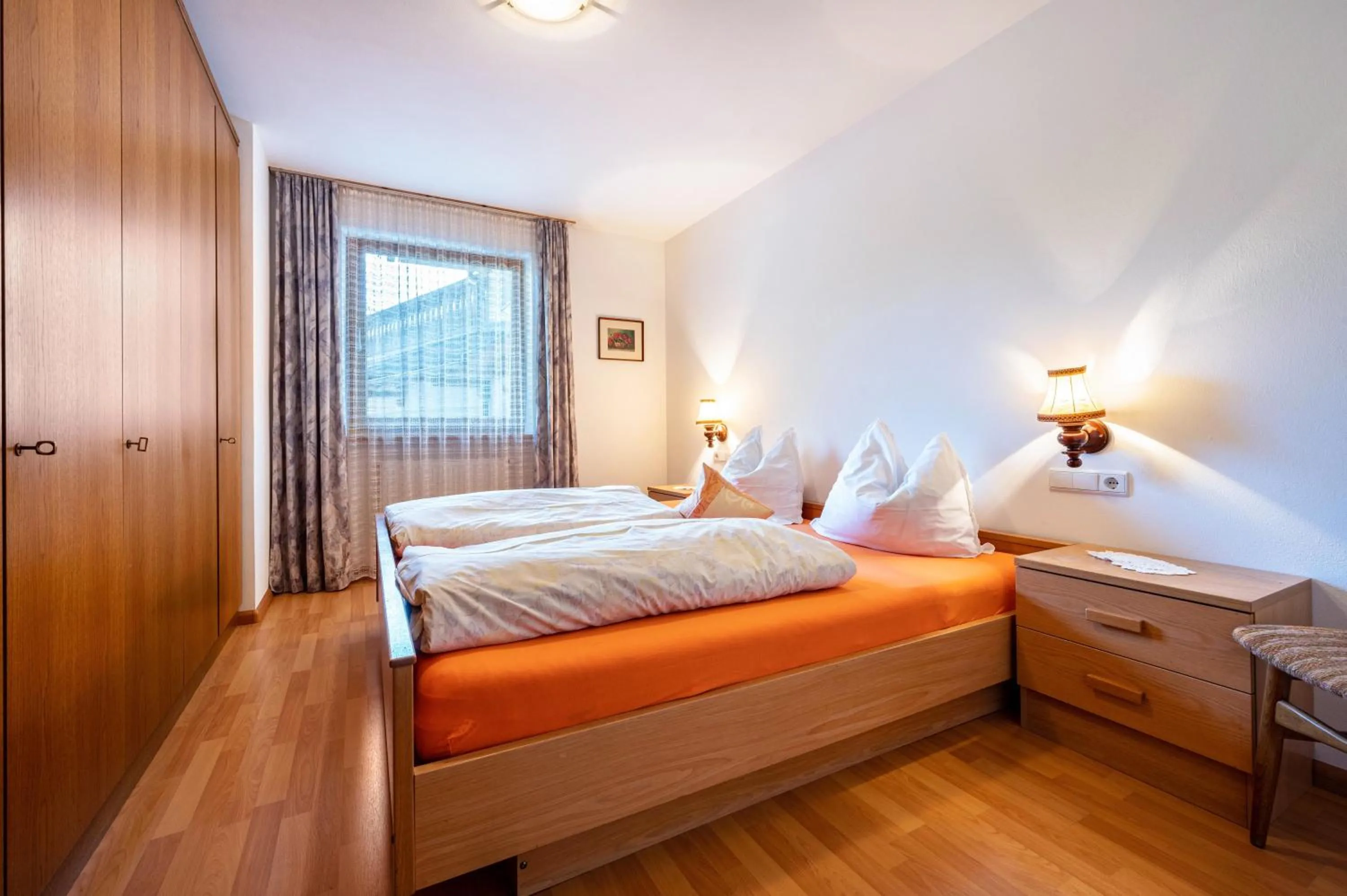 Living room, Bed in Haus Kofler