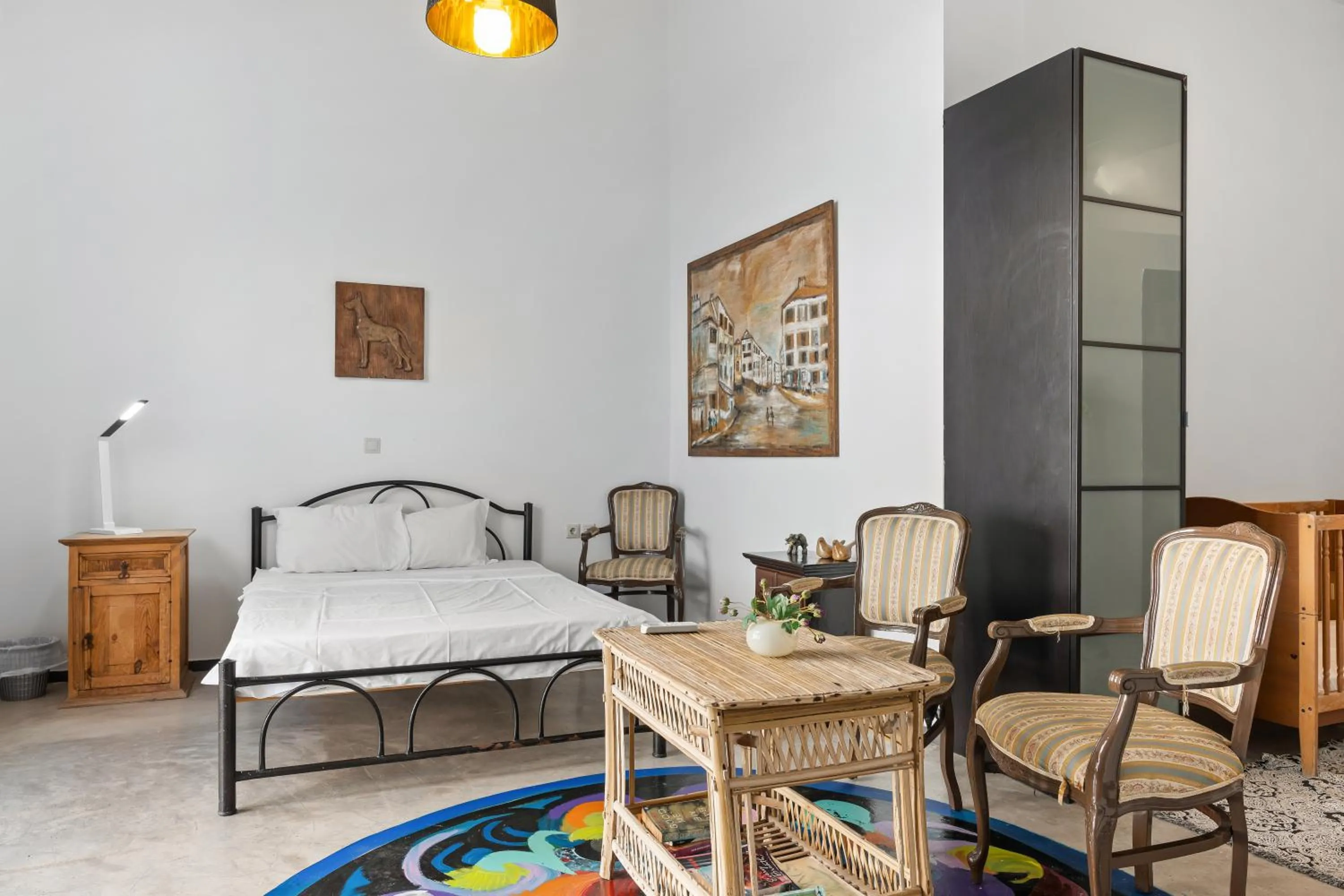 Bed in Serenity Boutique Suites
