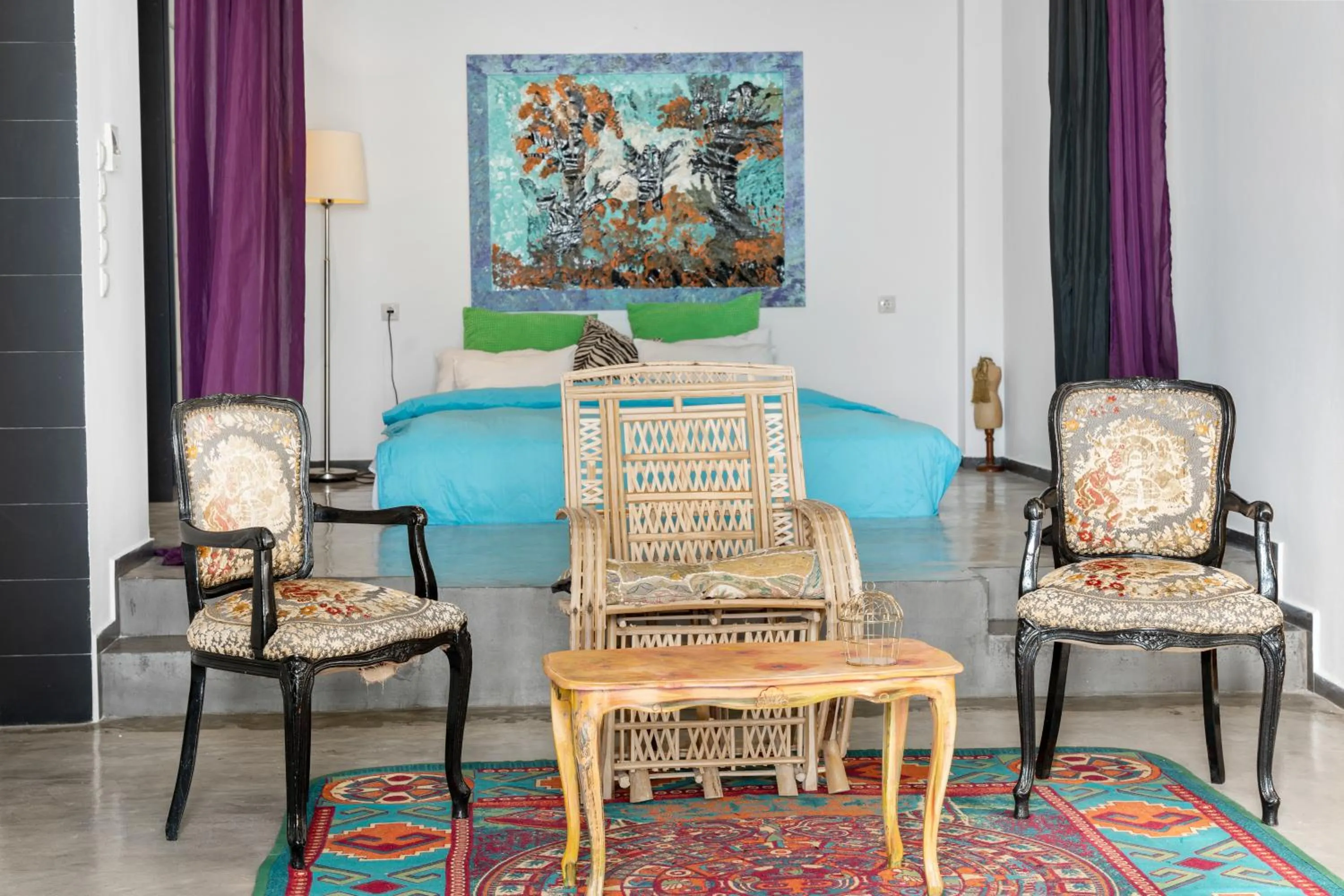 Living room in Serenity Boutique Suites
