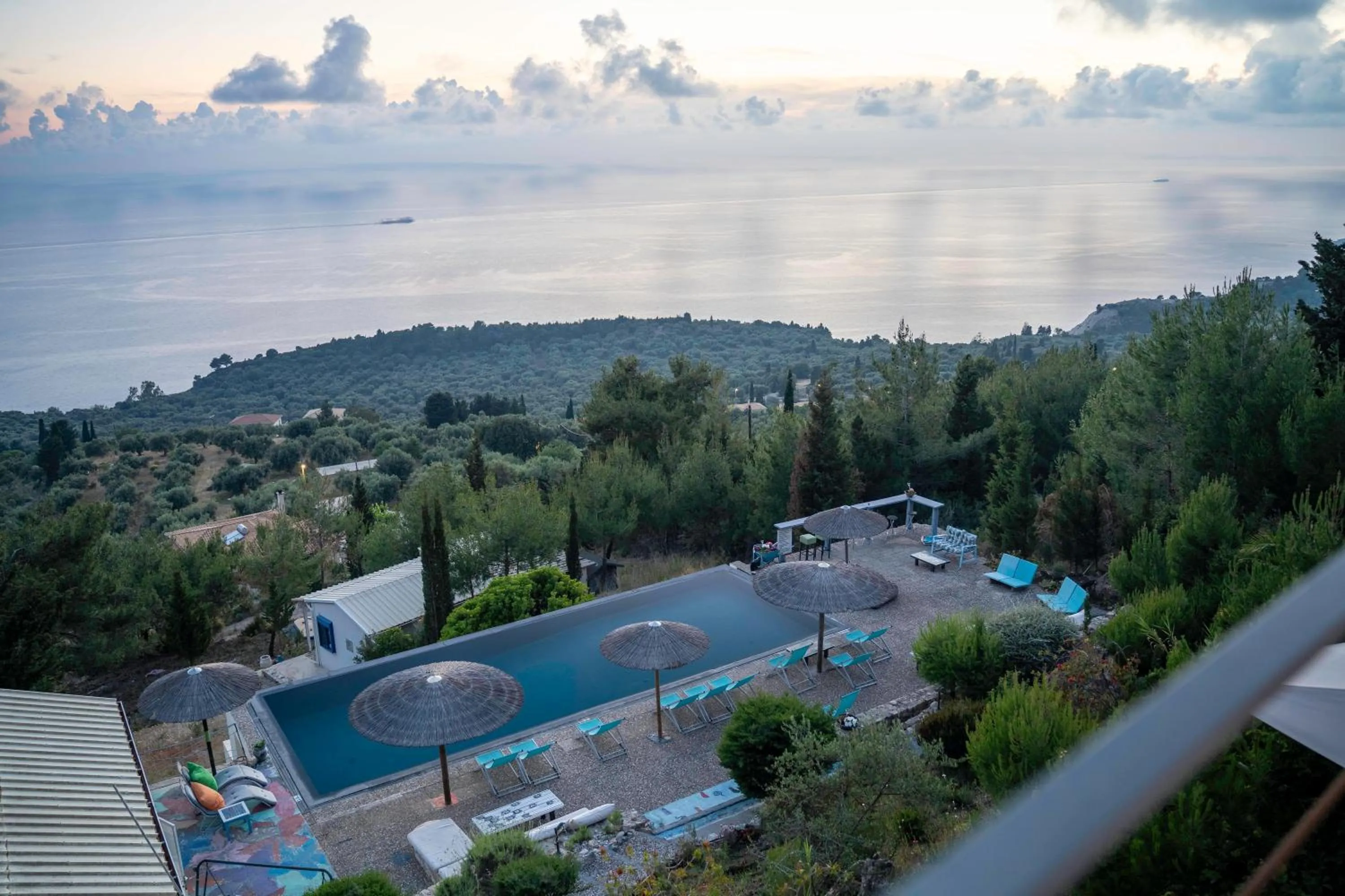Pool view in Serenity Boutique Suites