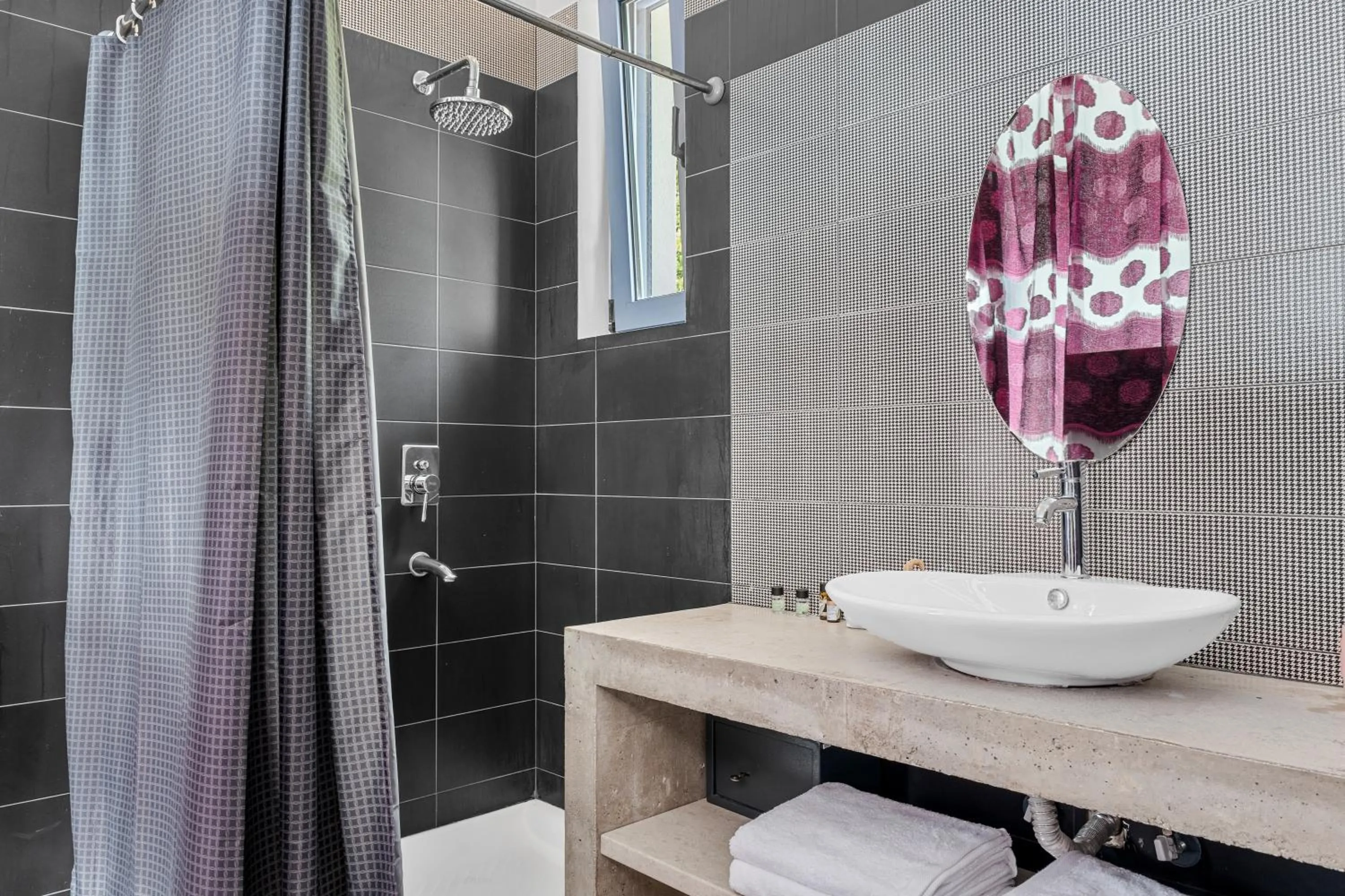 Shower in Serenity Boutique Suites