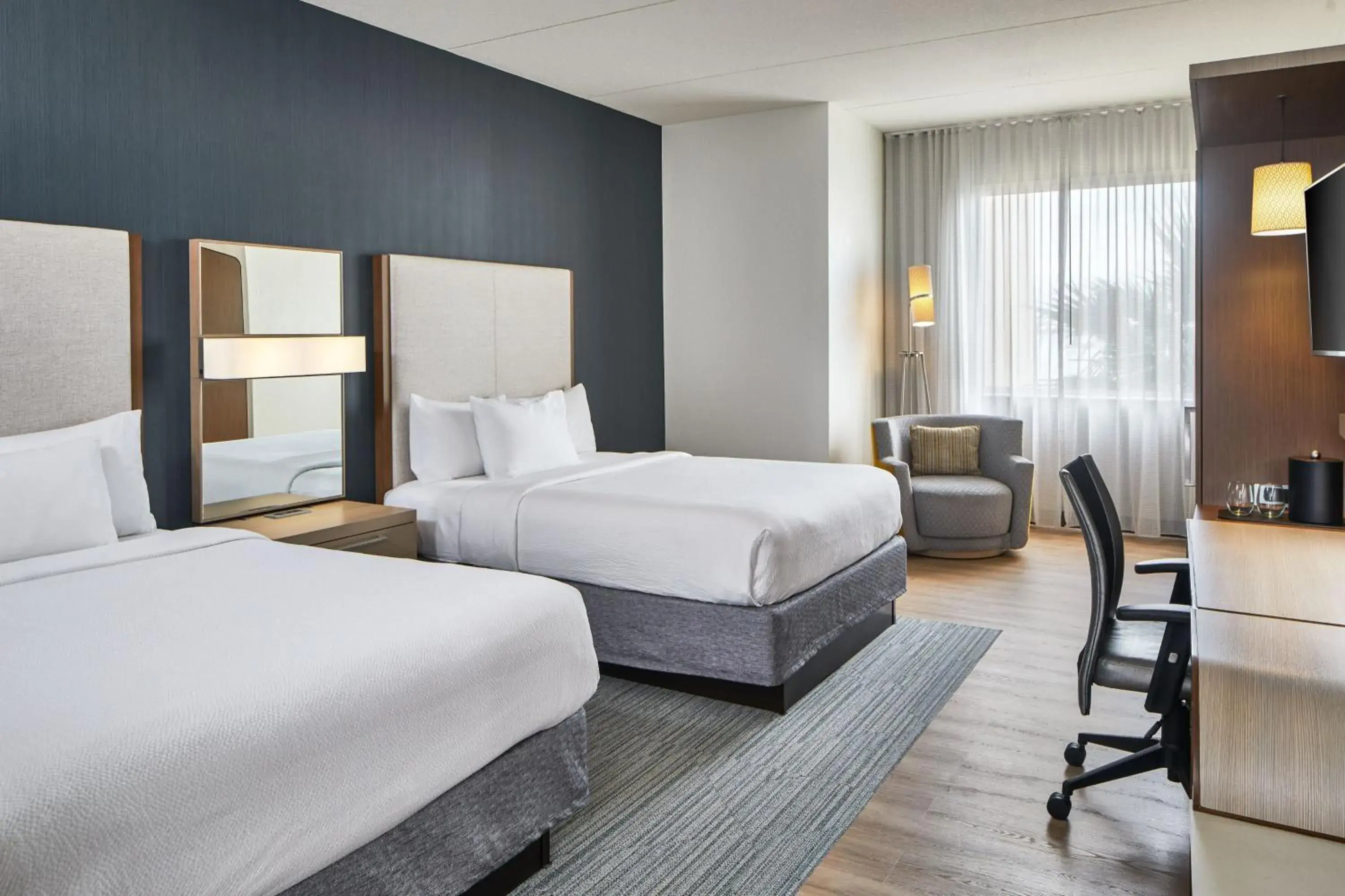 Queen Room with Two Queen Beds in Courtyard by Marriott St. Petersburg Clearwater/Madeira Beach Queen Room with Two Queen Beds in Courtyard by Marriott St. Petersburg Clearwater/Madeira Beach