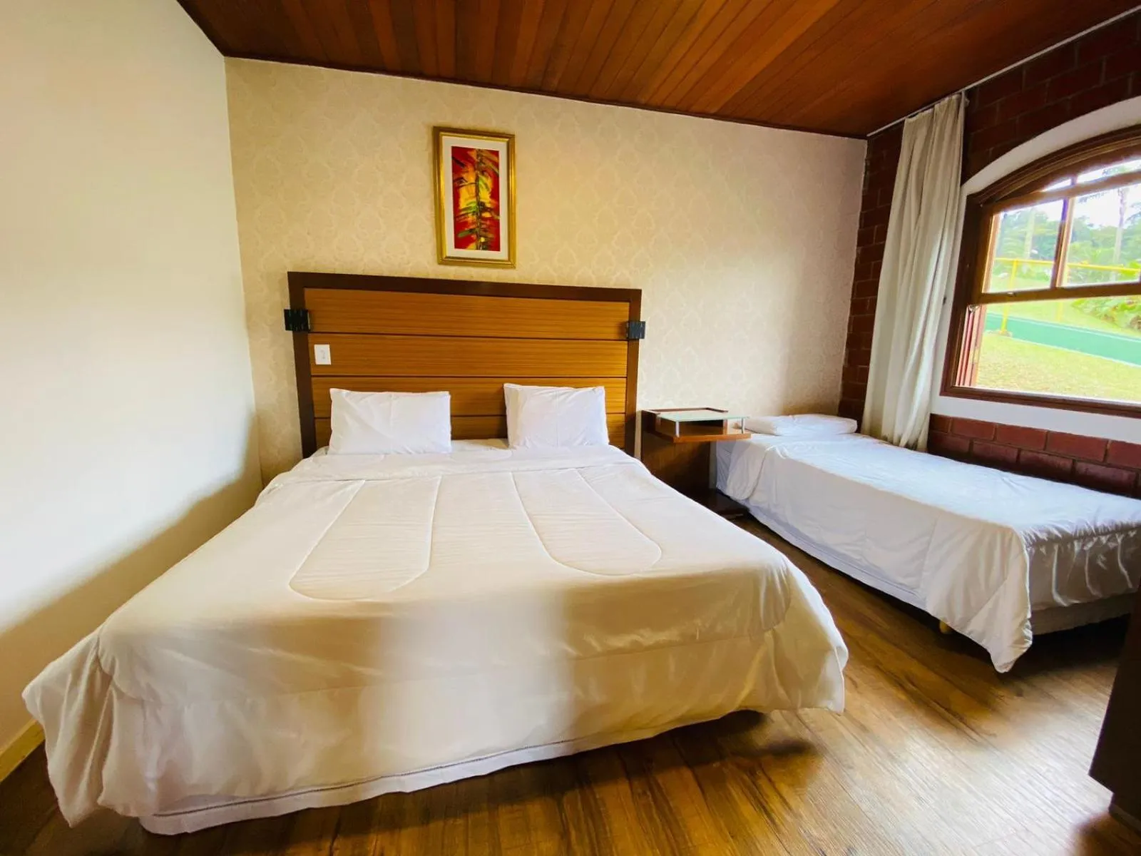 Bed in Paraty Hotel Fazenda & Spa