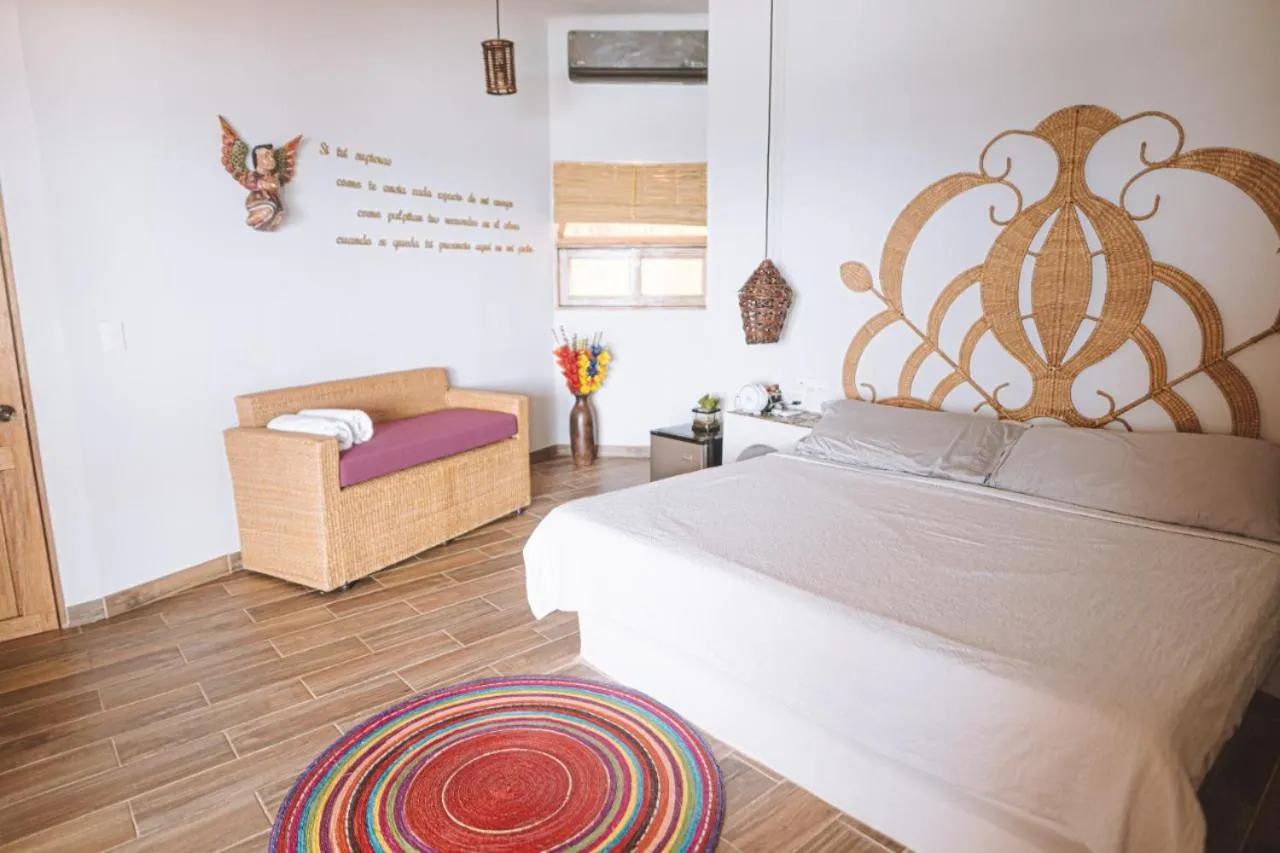 Bed in Hotel Boutique casa la Malagueña