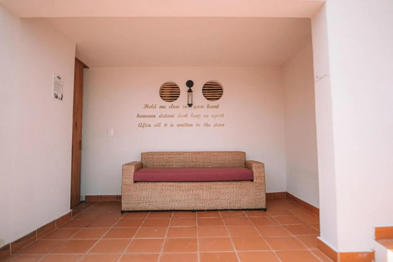 Living room in Hotel Boutique casa la Malagueña