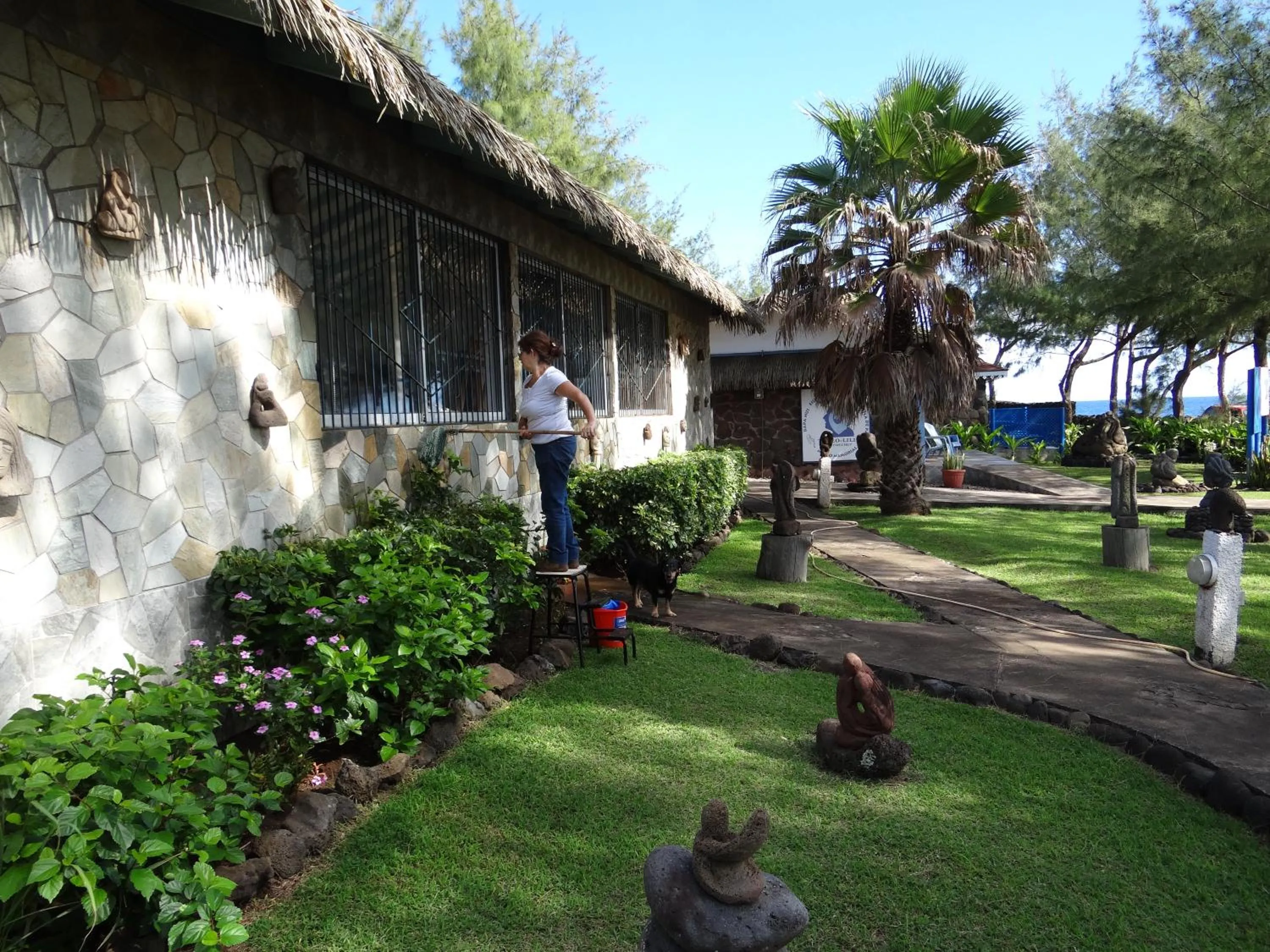 Garden view in Hotel Boutique La Perouse