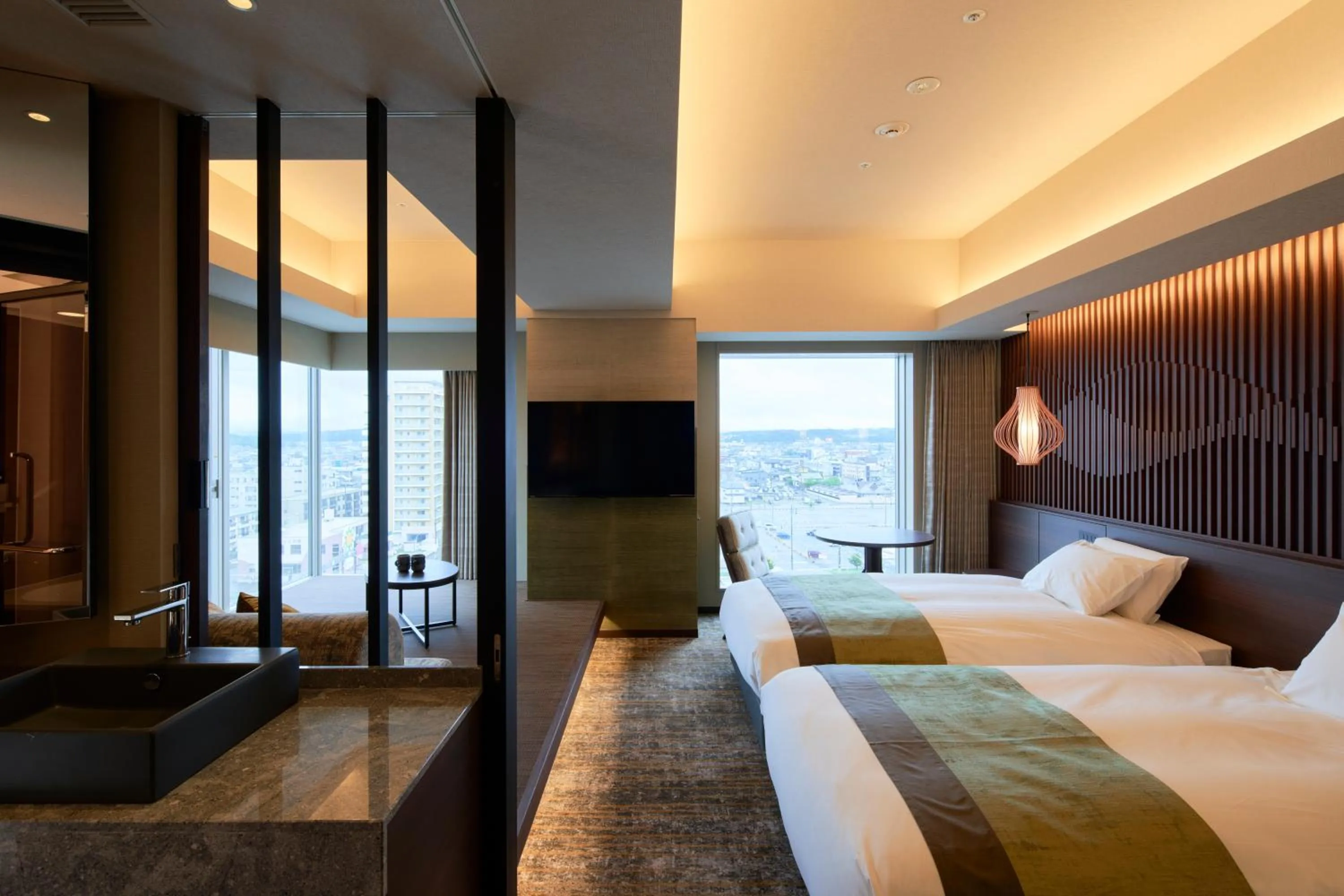 Bed in Hotel Metropolitan Akita