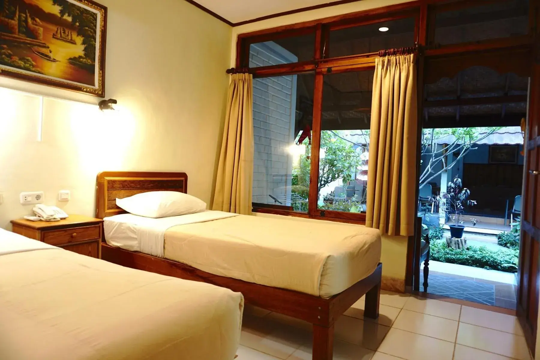 Bed in Komodo Lodge Bed in Komodo Lodge