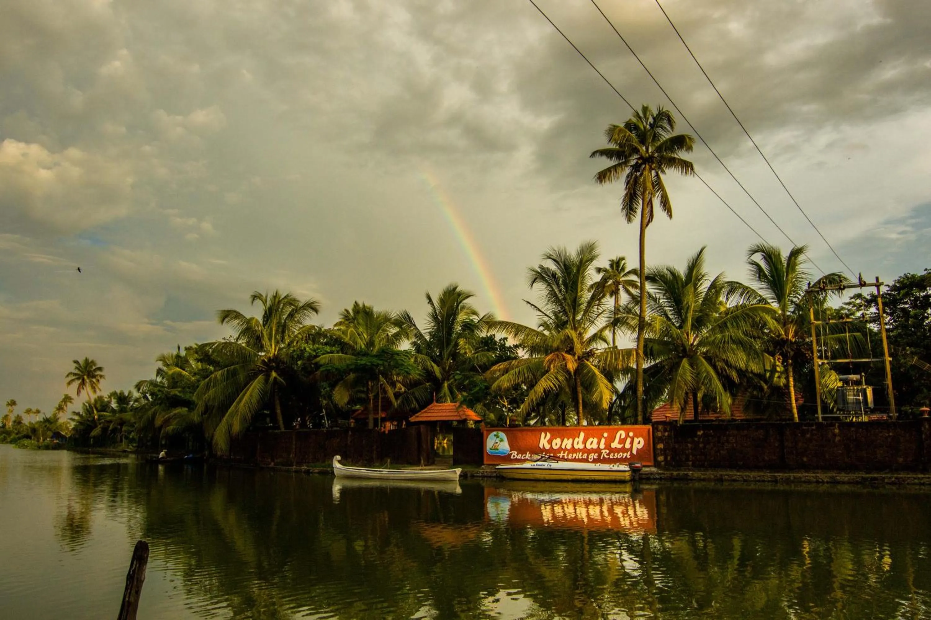 Natural landscape in Kondai Lip Backwater Heritage Resort
