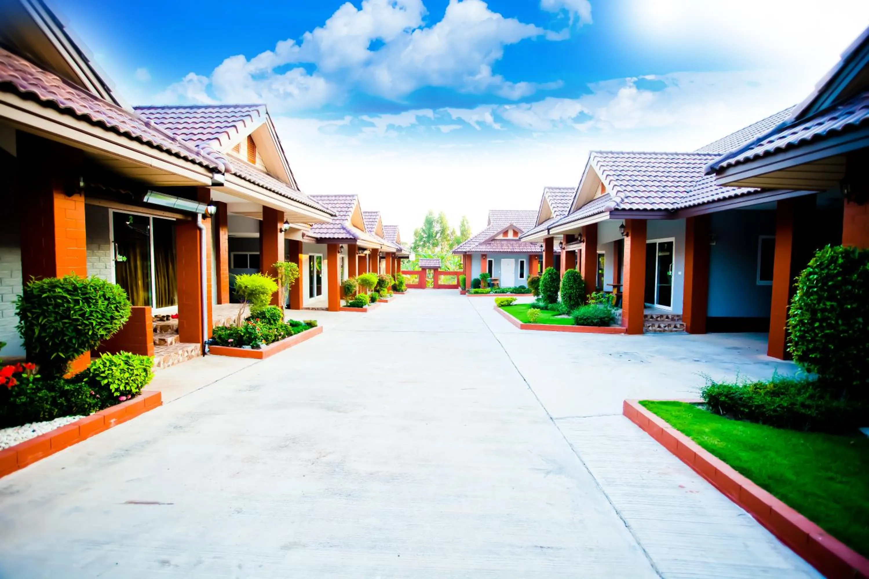 Facade/entrance in Benwadee Resort Pattaya