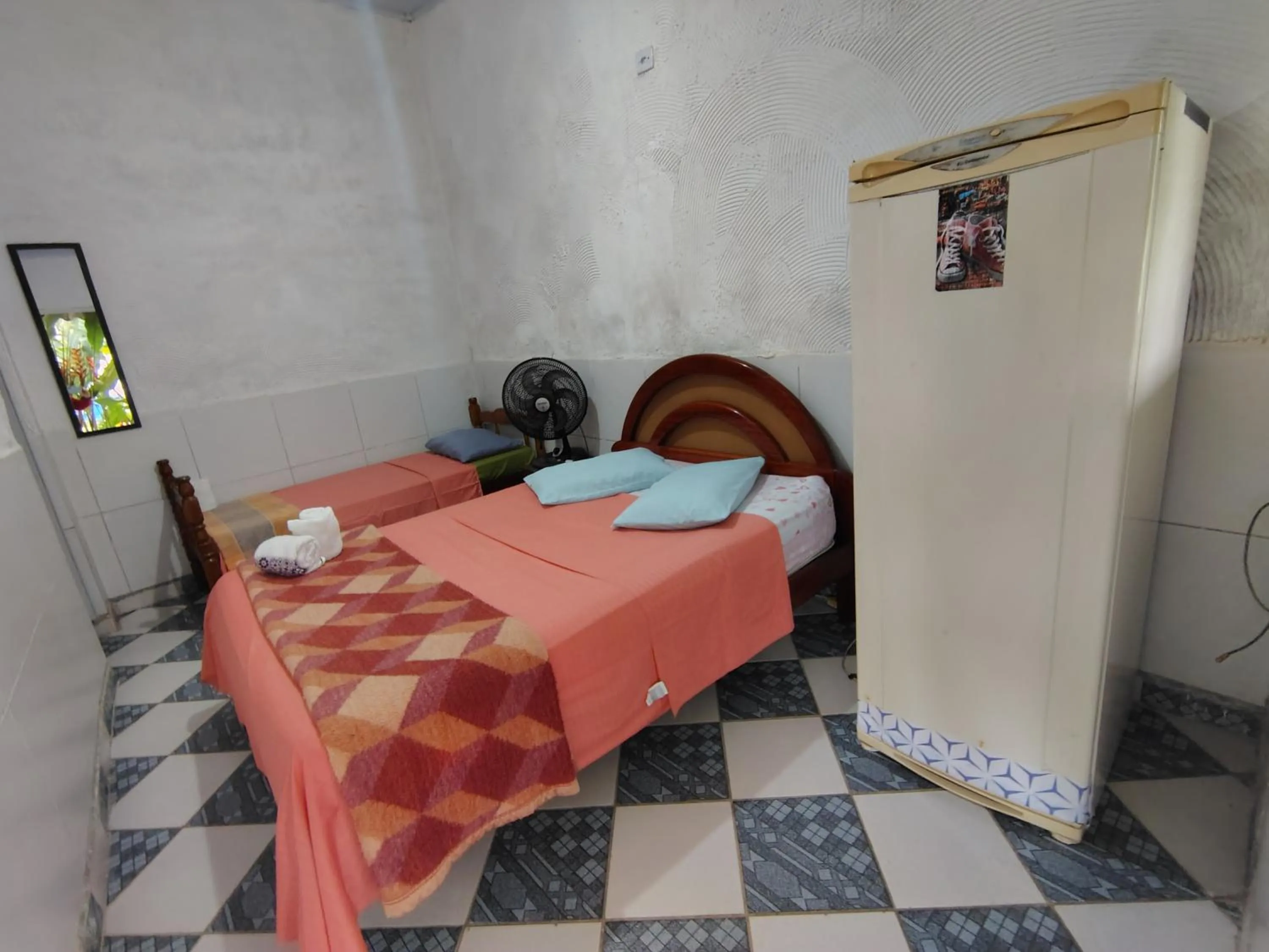 Bedroom, Bed in Pousada Lambaris Pereque Guarujá