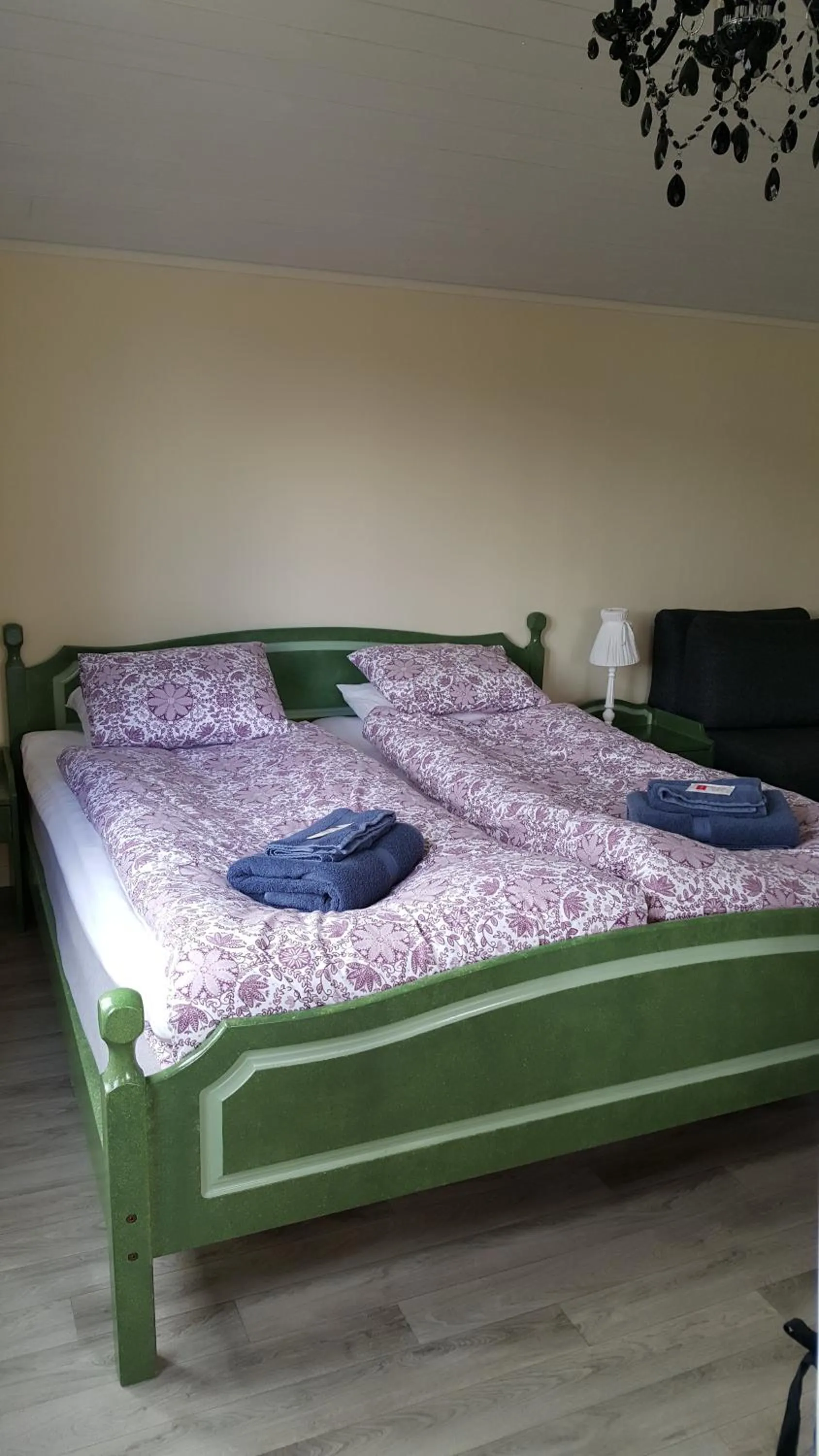 Bed in Joastorps Bed & Breakfast