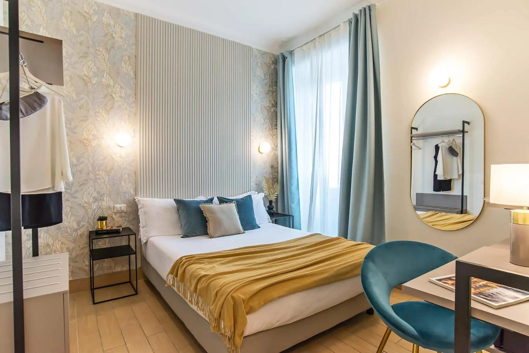 Bed in 94Rooms Vatican Guest House - Vigliena