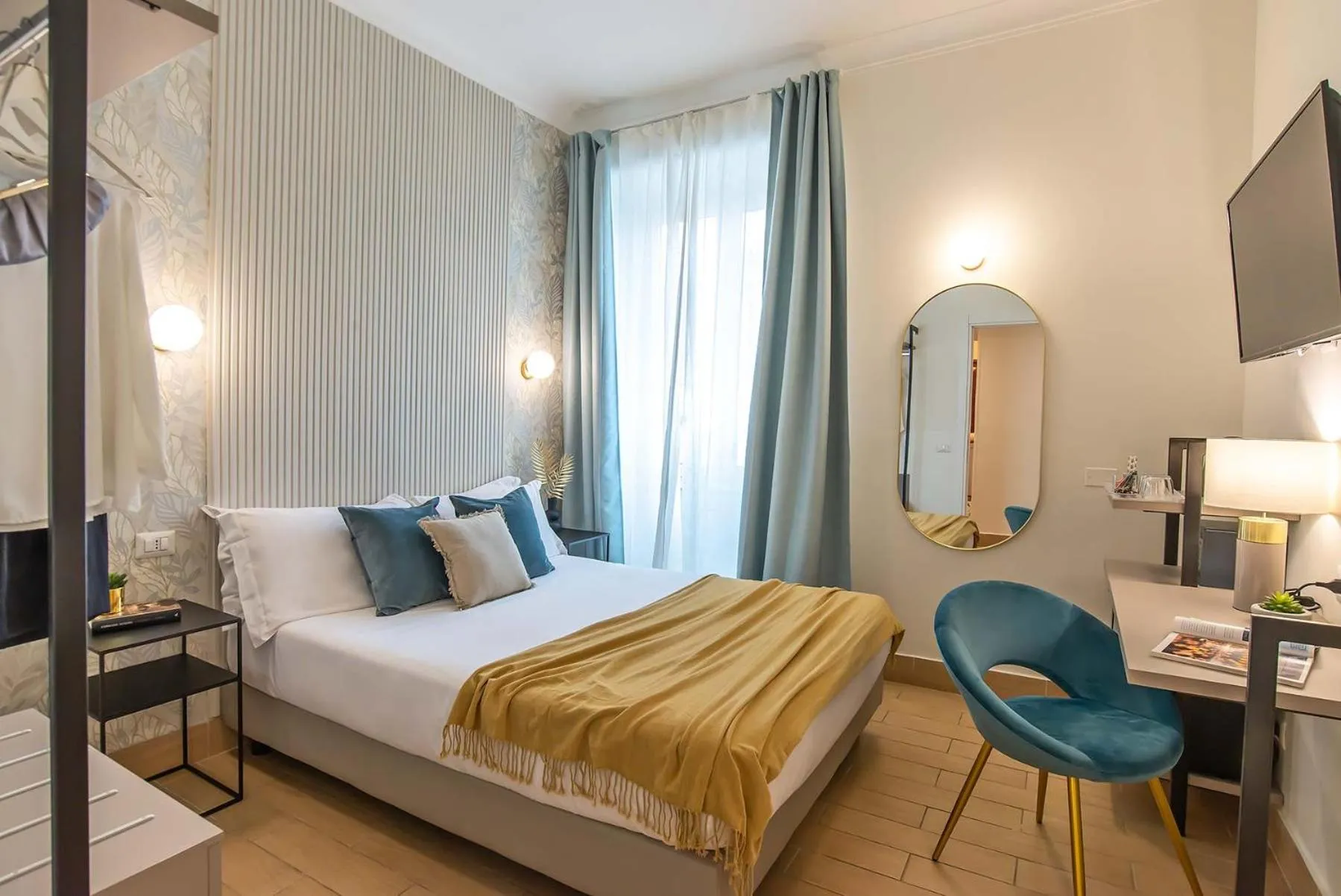 Bed in 94Rooms Vatican Guest House - Vigliena