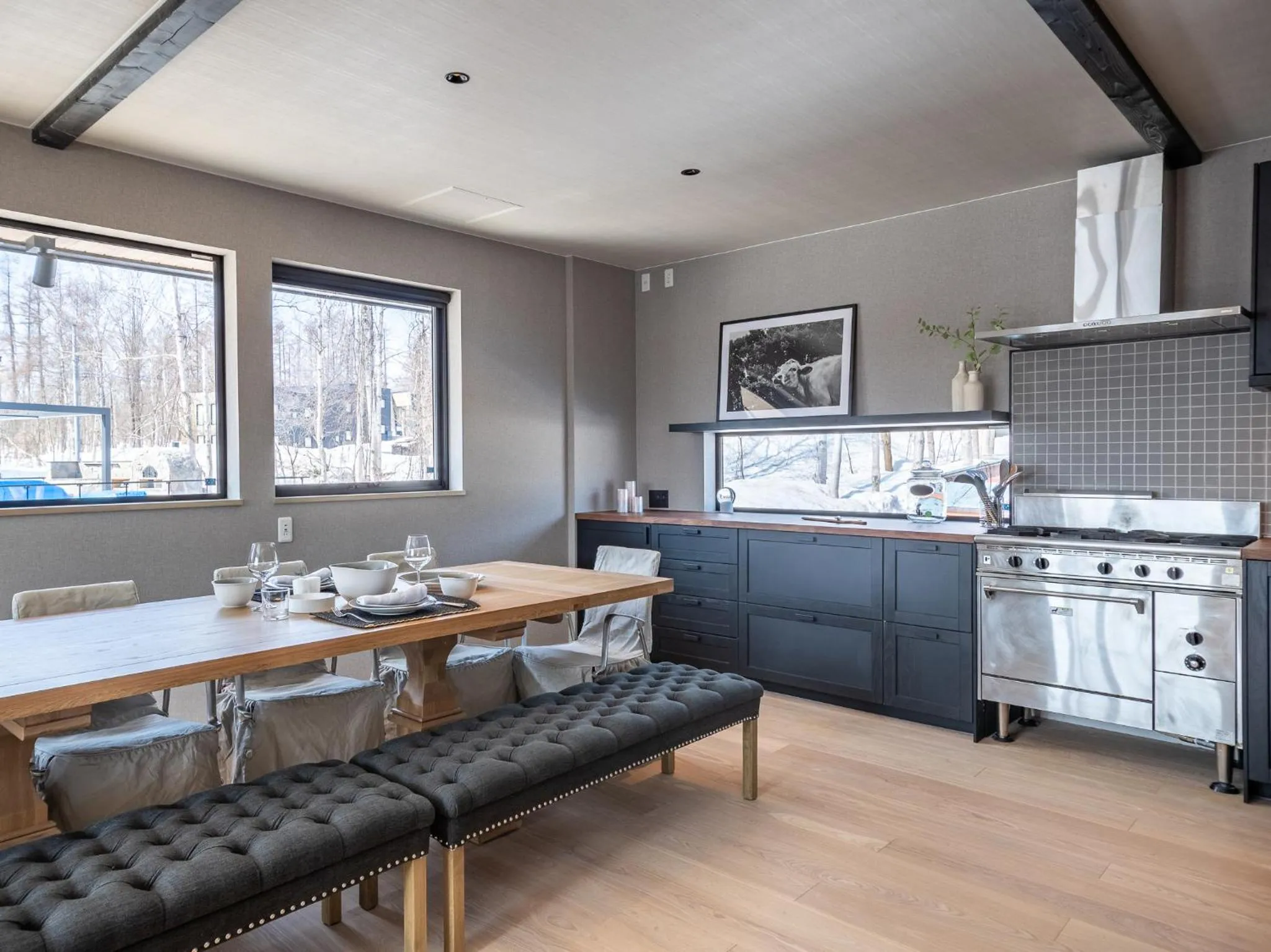 Kitchen or kitchenette in Shousugi Chalet by Elite Havens