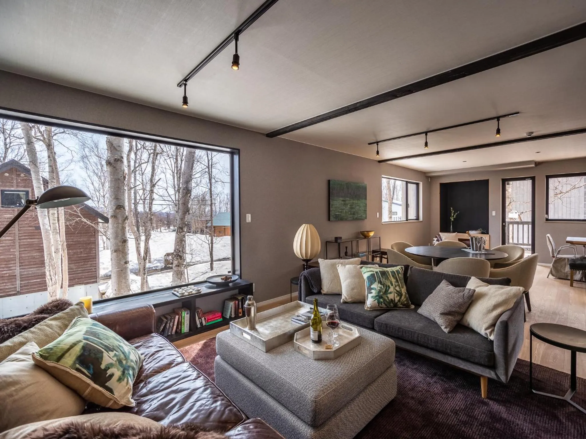 Living room in Shousugi Chalet by Elite Havens