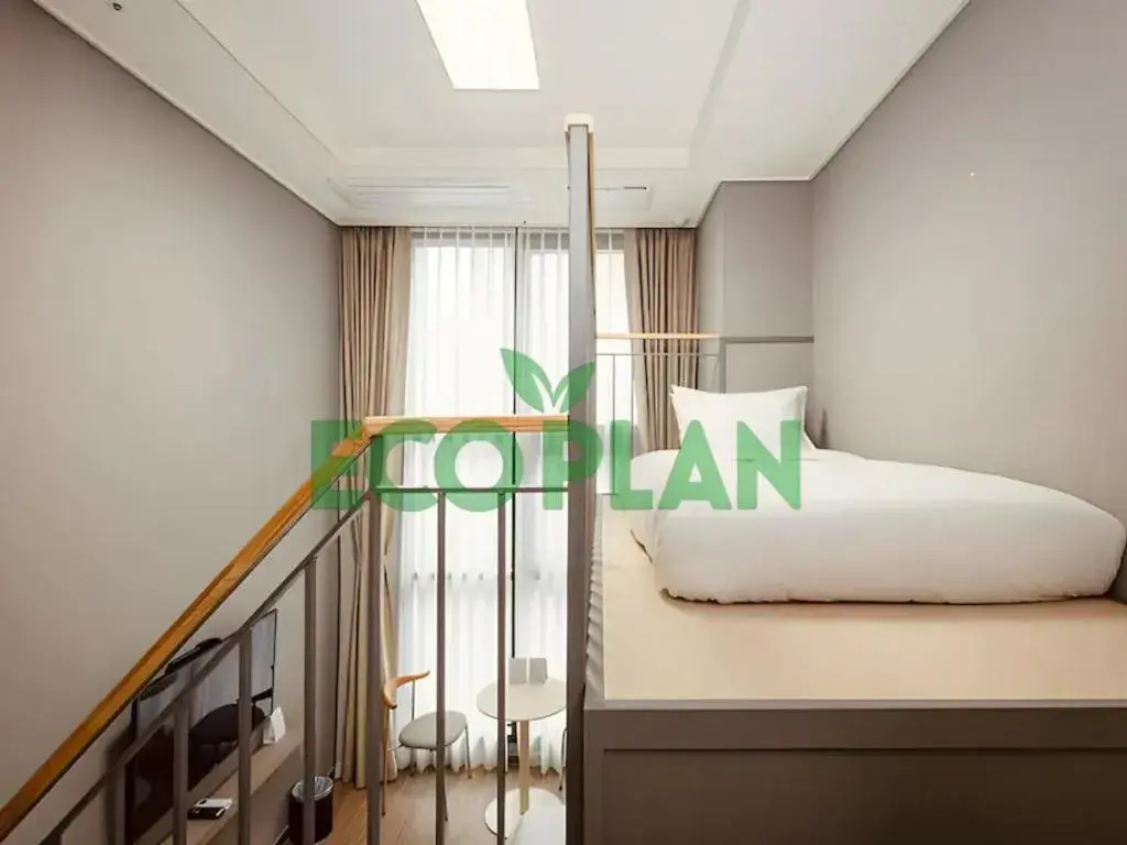 Bedroom, Bed in Sollago Myeongdong Hotel & Residence Bedroom, Bed in Sollago Myeongdong Hotel & Residence