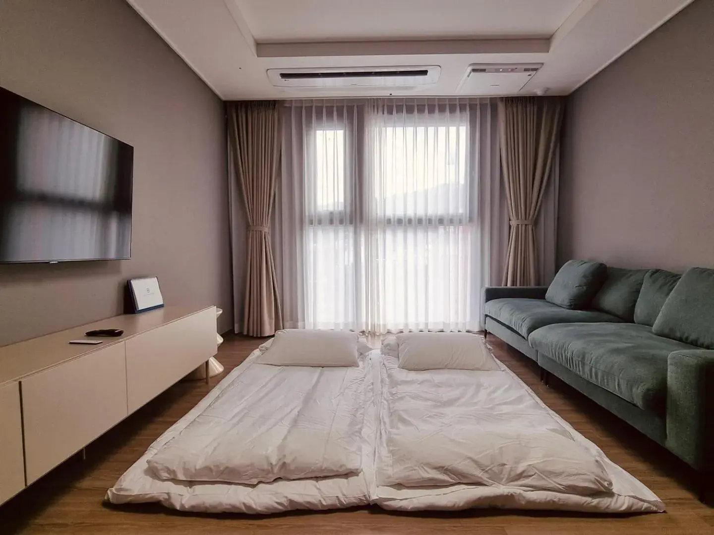 Living room, Bed in Sollago Myeongdong Hotel & Residence Living room, Bed in Sollago Myeongdong Hotel & Residence