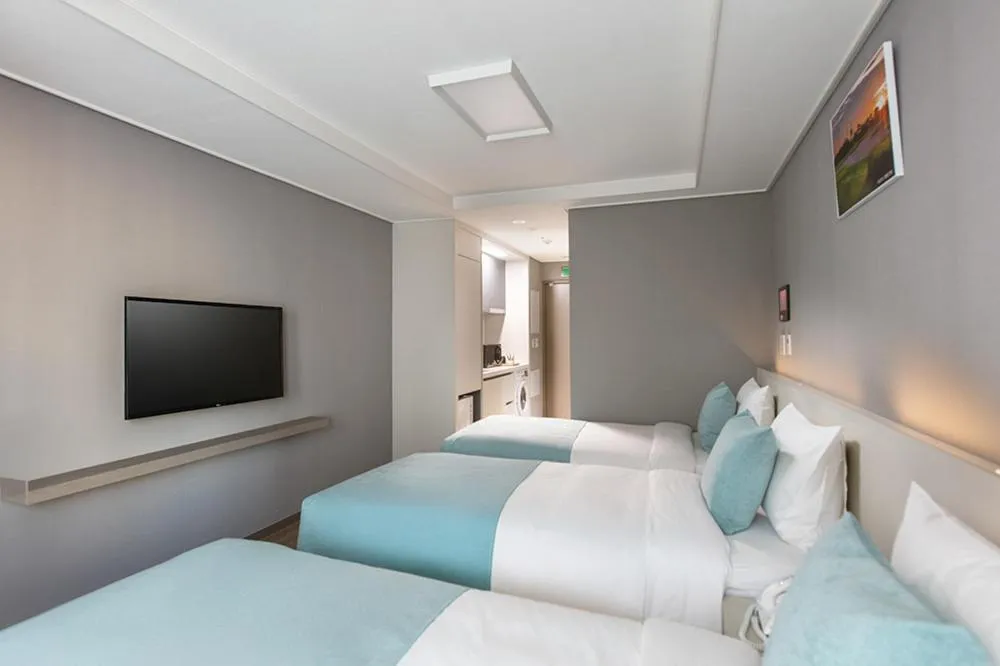 Bedroom, Bed in Sollago Myeongdong Hotel & Residence