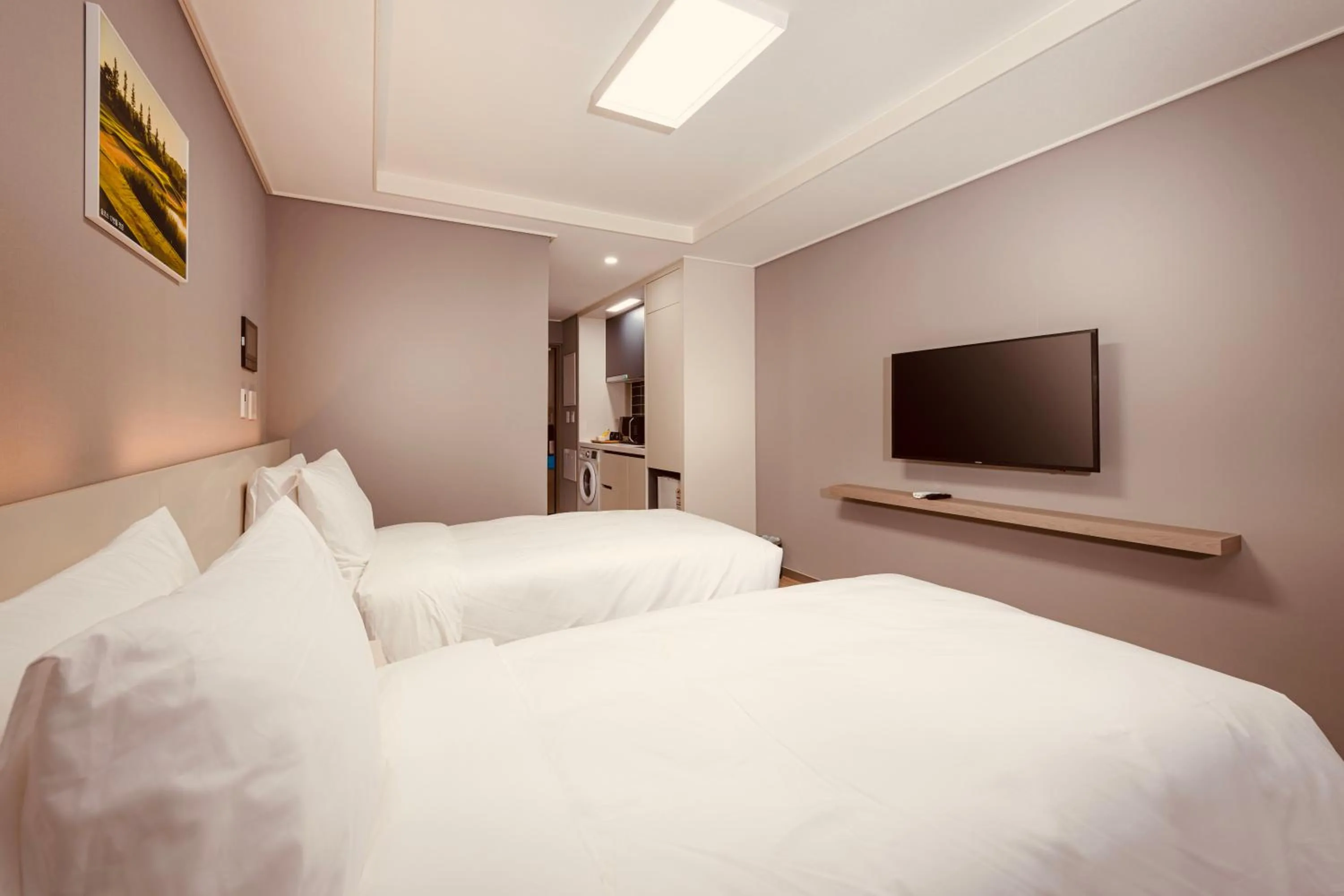 Photo of the whole room, Bed in Sollago Myeongdong Hotel & Residence