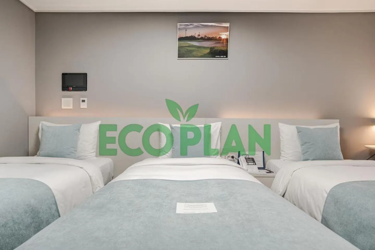 Bed in Sollago Myeongdong Hotel & Residence