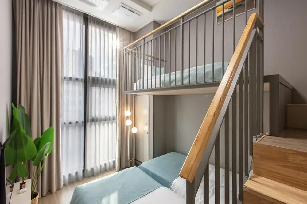 Bedroom, Bed in Sollago Myeongdong Hotel & Residence Bedroom, Bed in Sollago Myeongdong Hotel & Residence