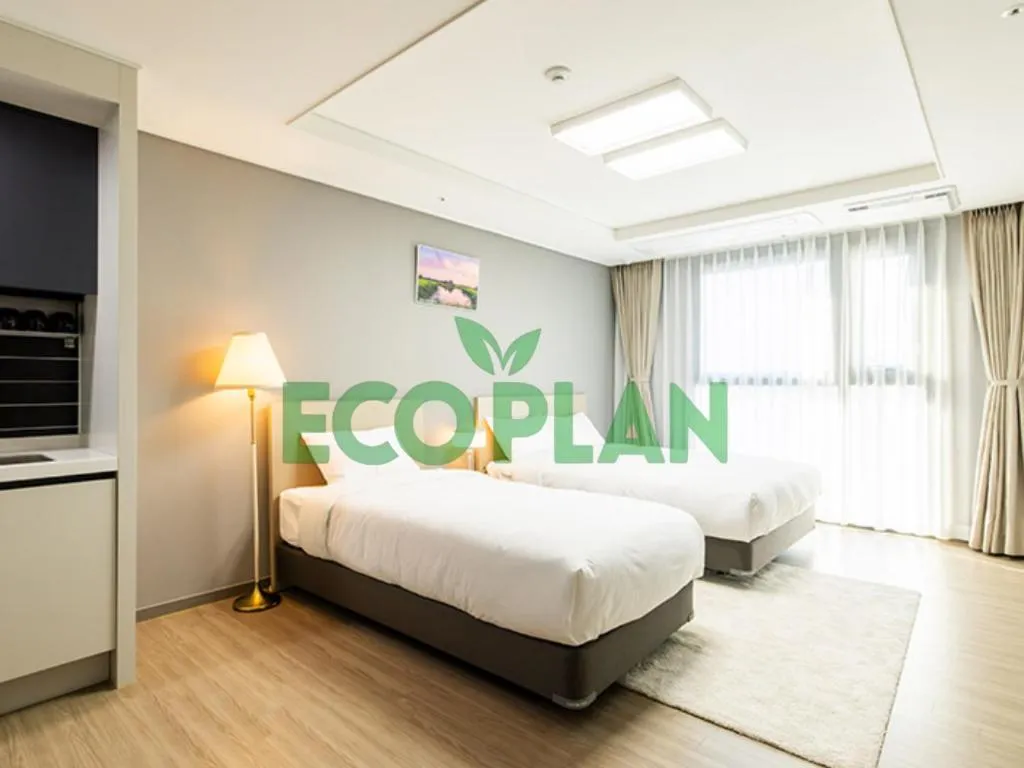 Bed in Sollago Myeongdong Hotel & Residence